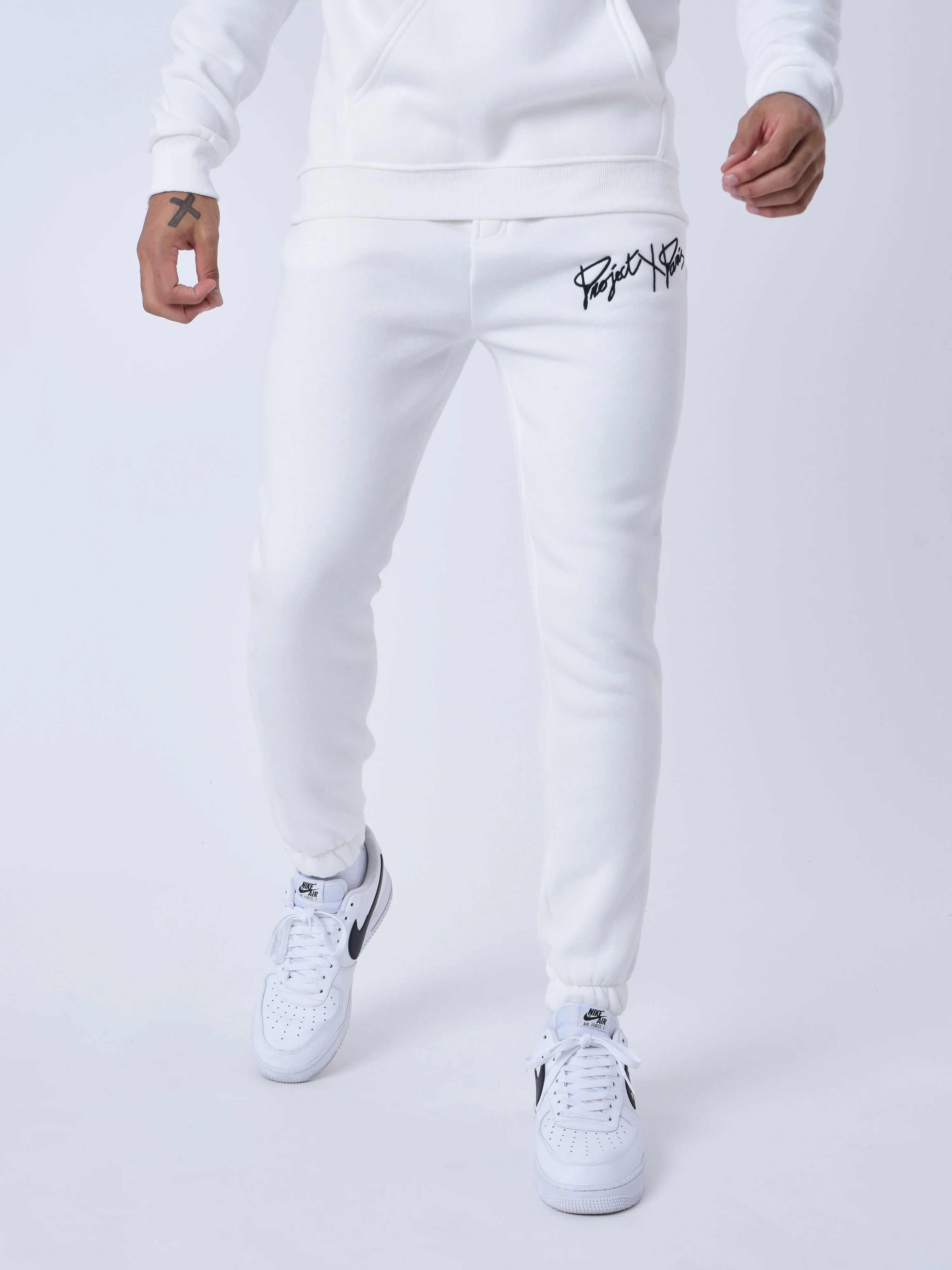 Bas de jogging basic full logo broderie