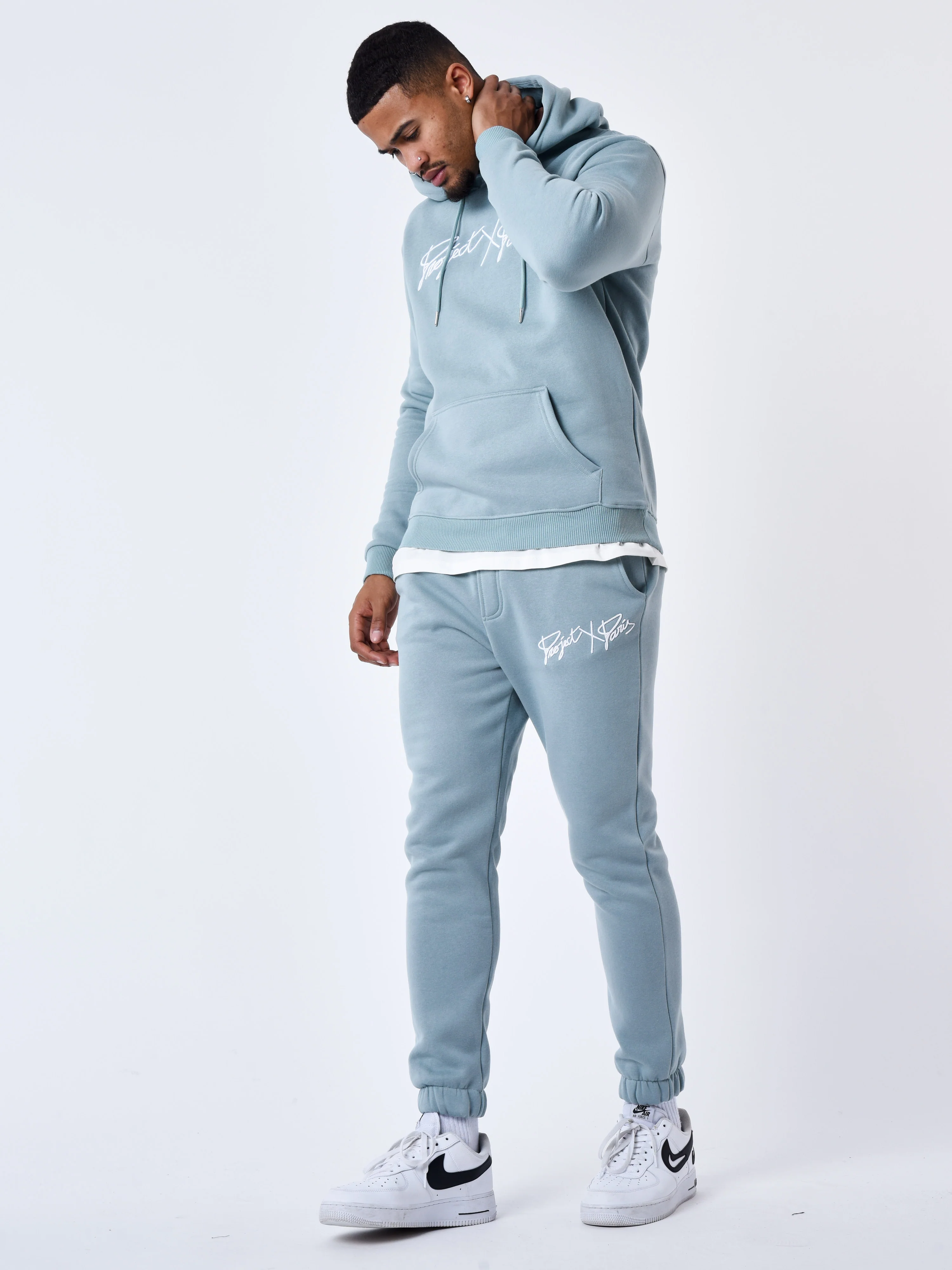 Bas de jogging basic full logo broderie