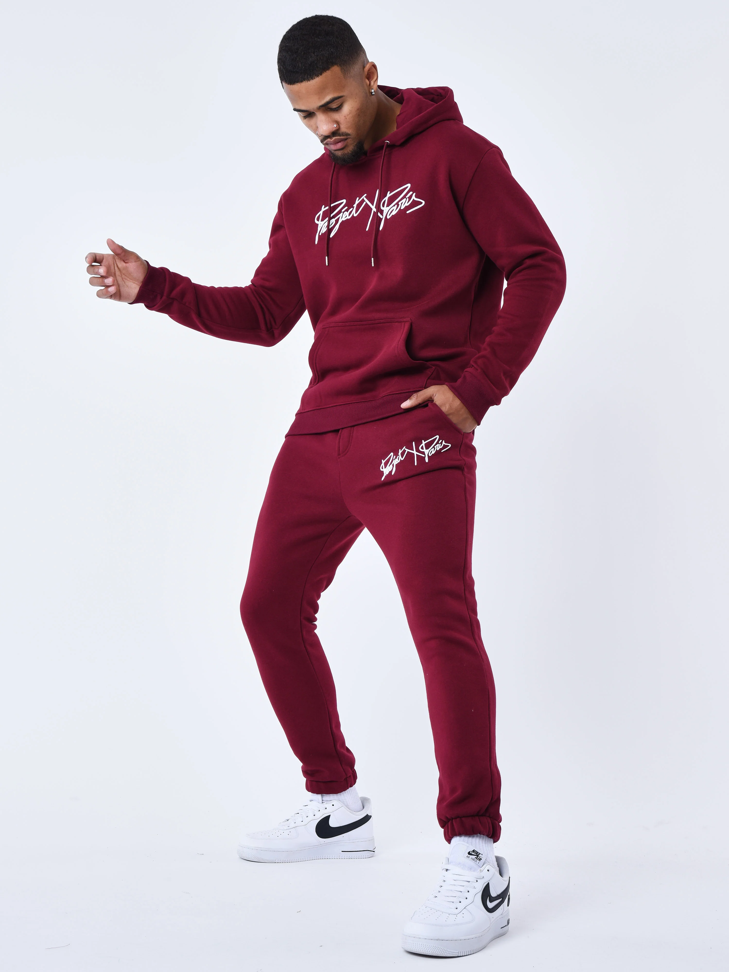 Bas de jogging basic full logo broderie