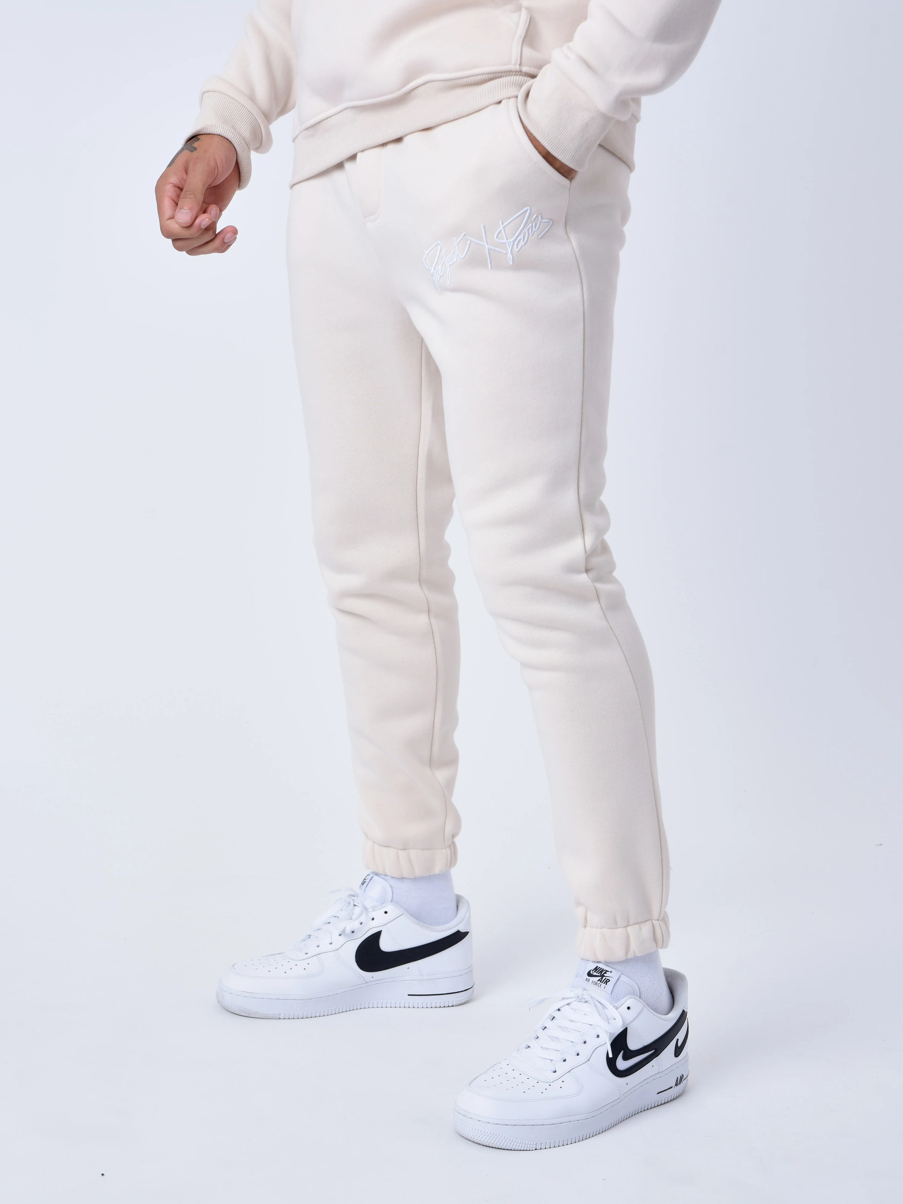 Bas de jogging basic full logo broderie