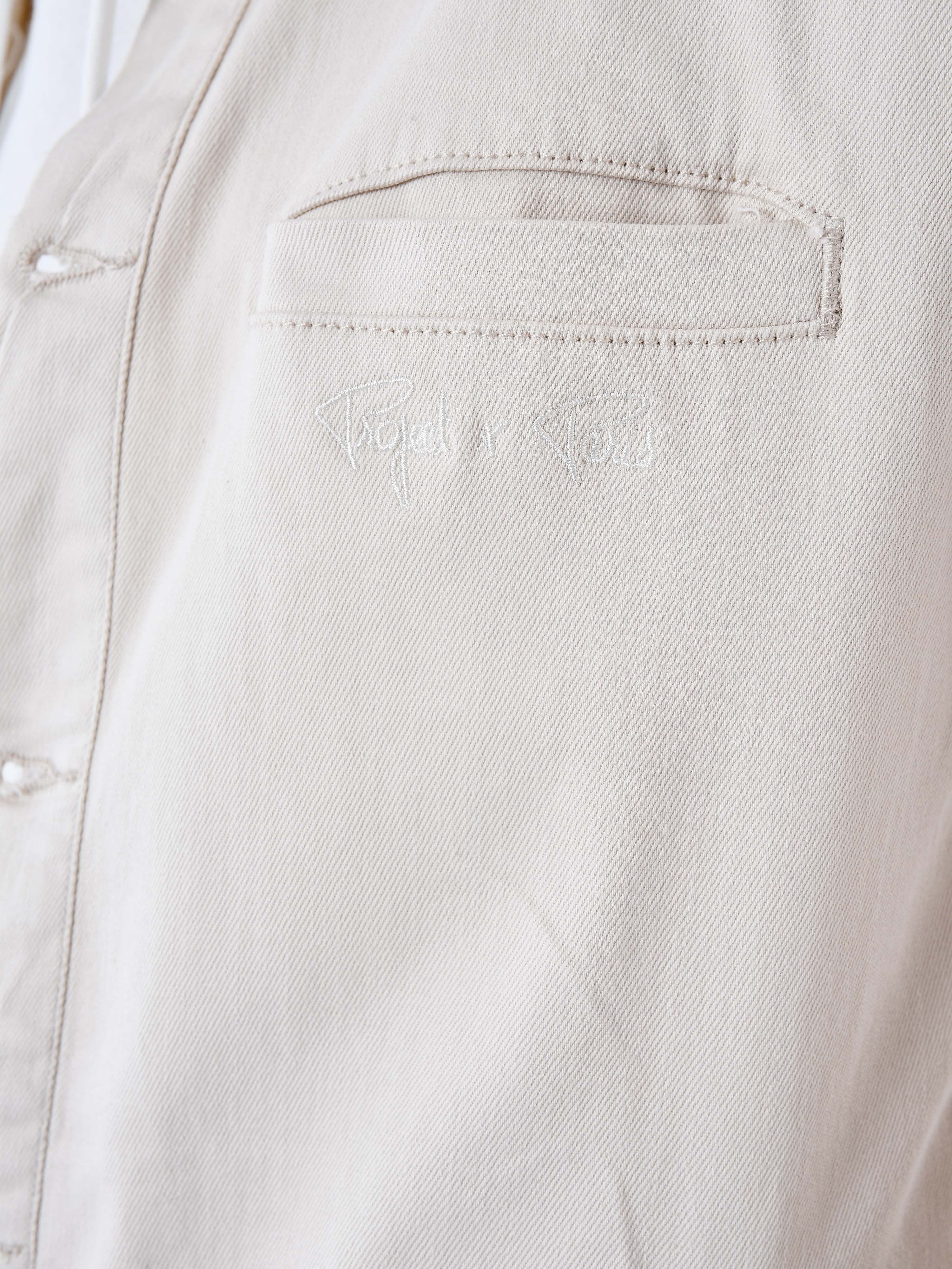Veste denim bicolore - Image 6