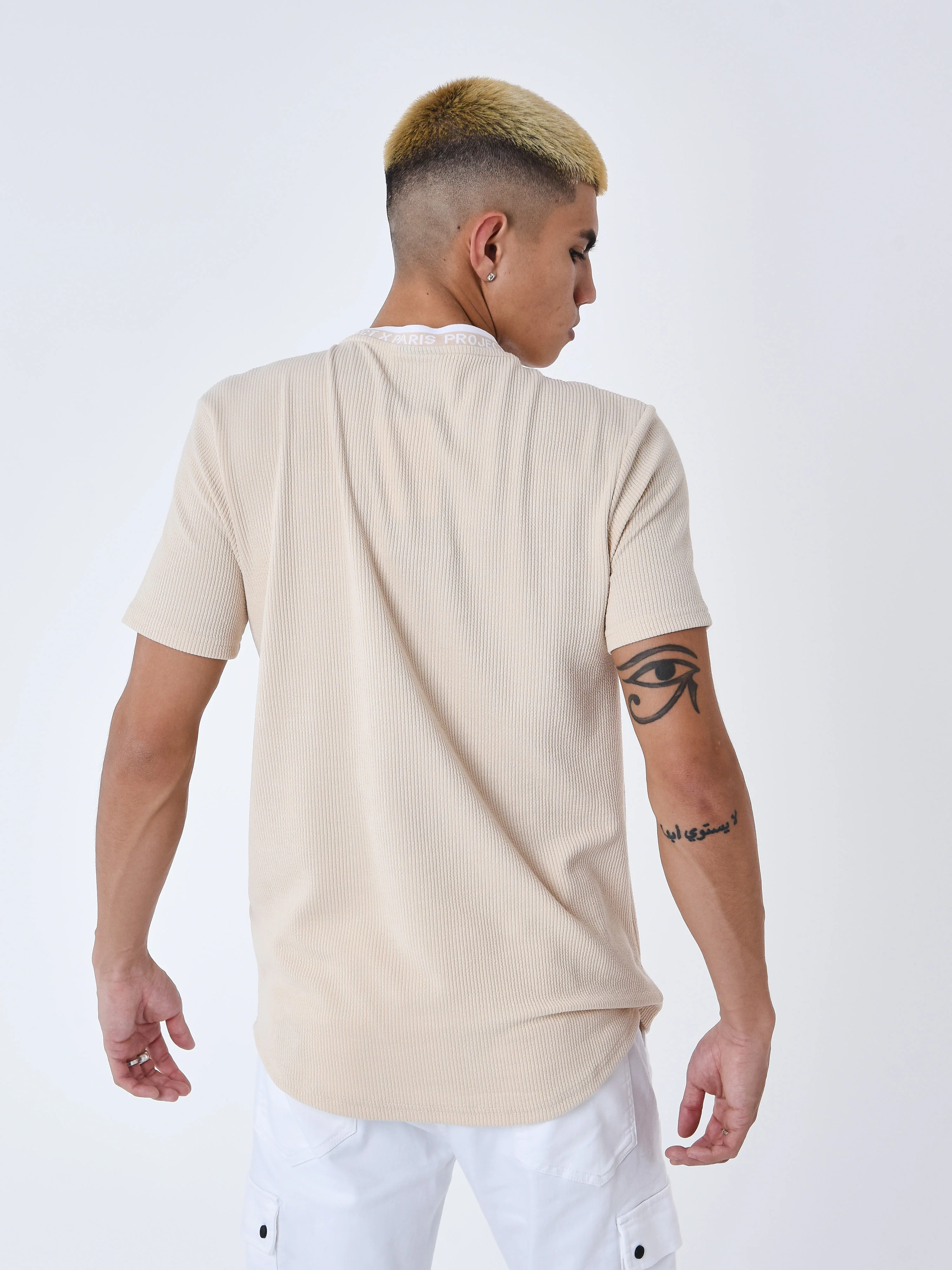 T-shirt texturé brodé - Image 2