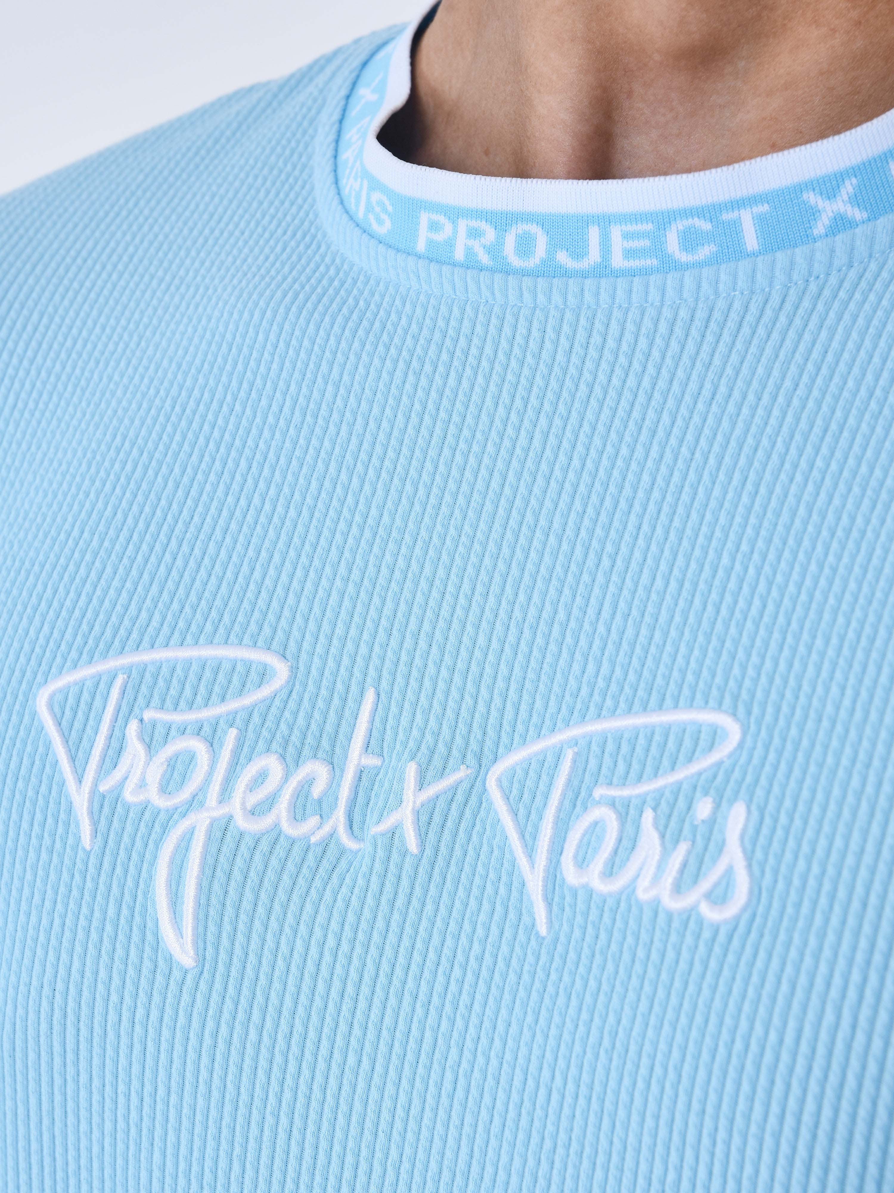T-shirt texturé brodé - Image 6