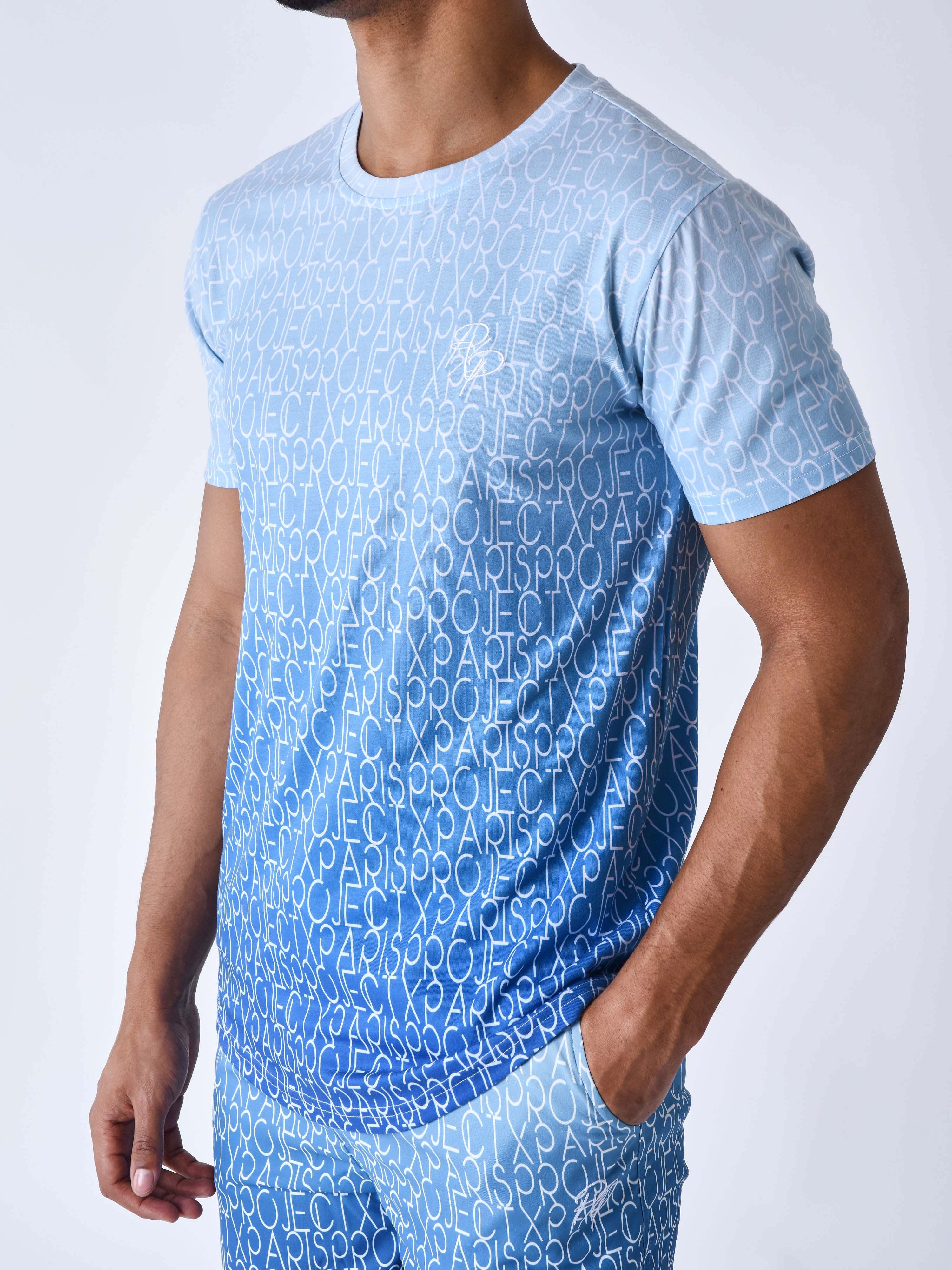 T-shirt à effet degradé bicolore et all over - Image 10