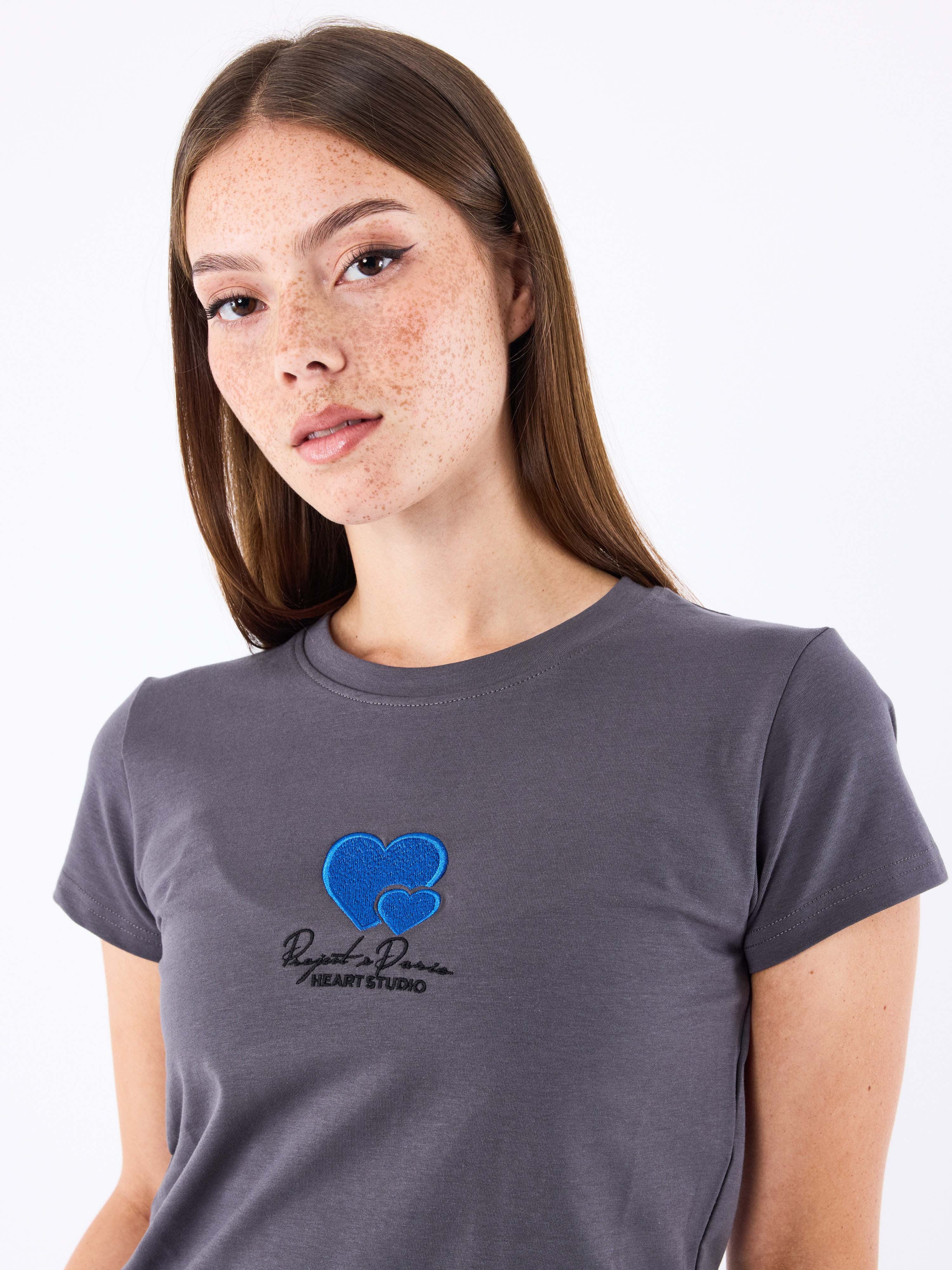 T-shirt broderie Cold hearts - Image 4
