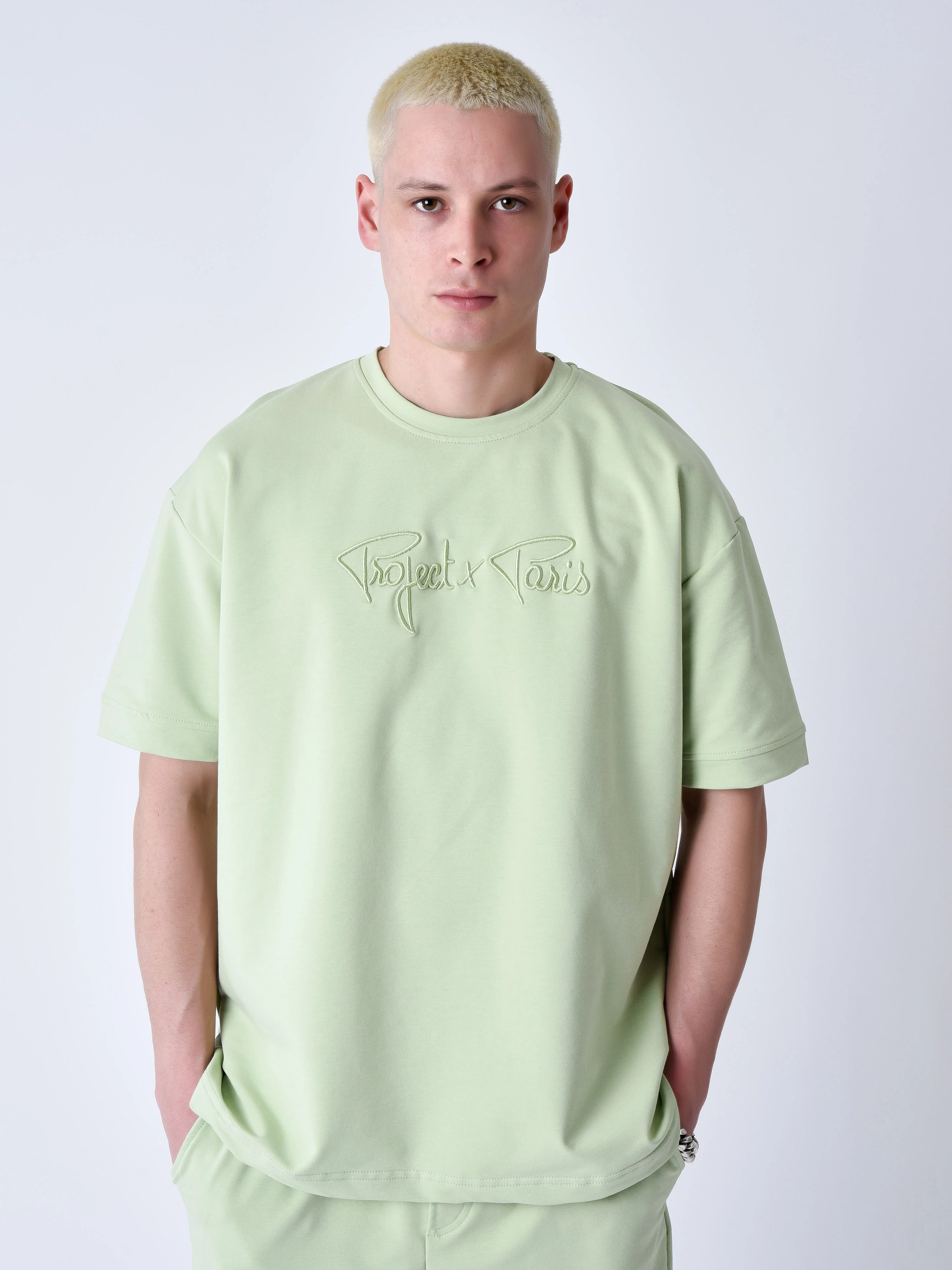 T-shirt classique full logo broderie Signature