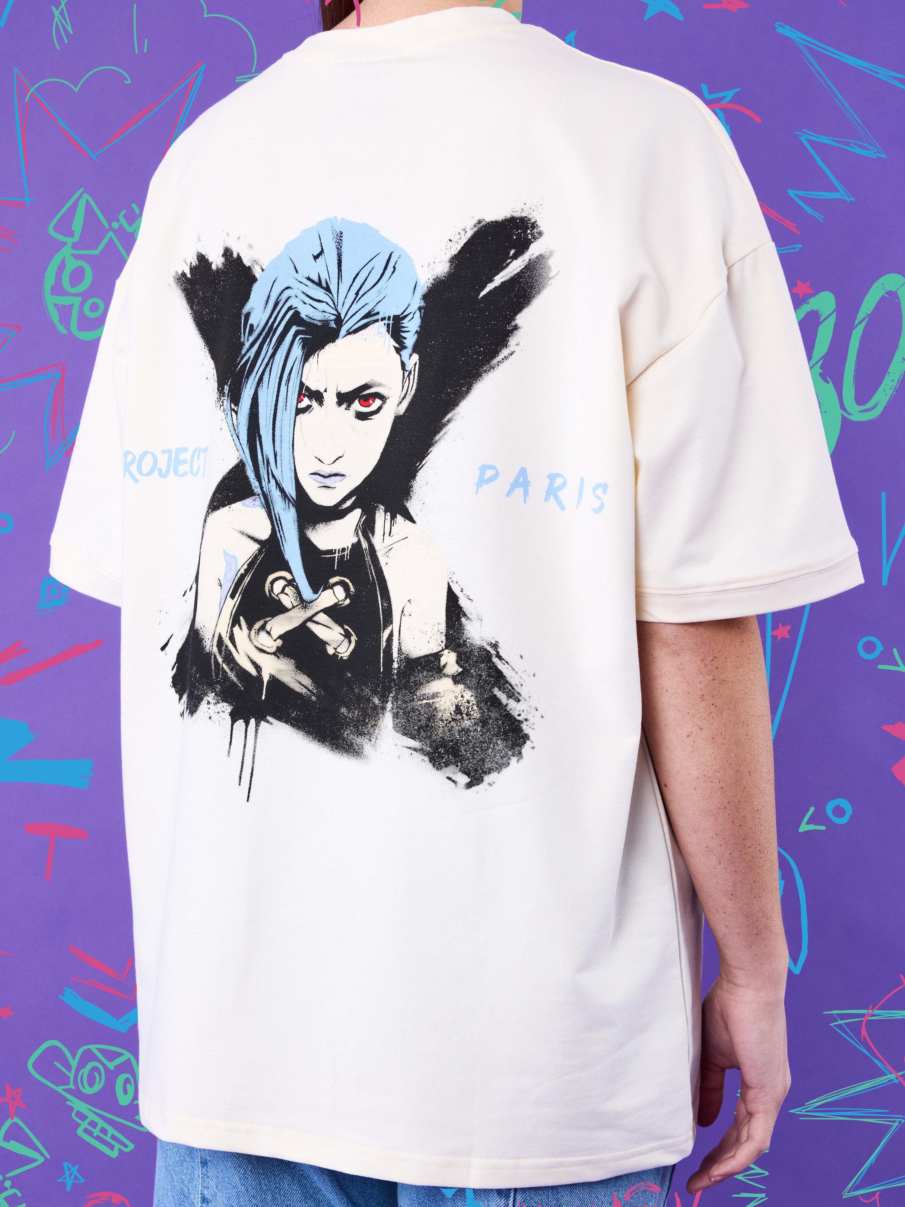 T-shirt Arcane "X" - Jinx - Image 5