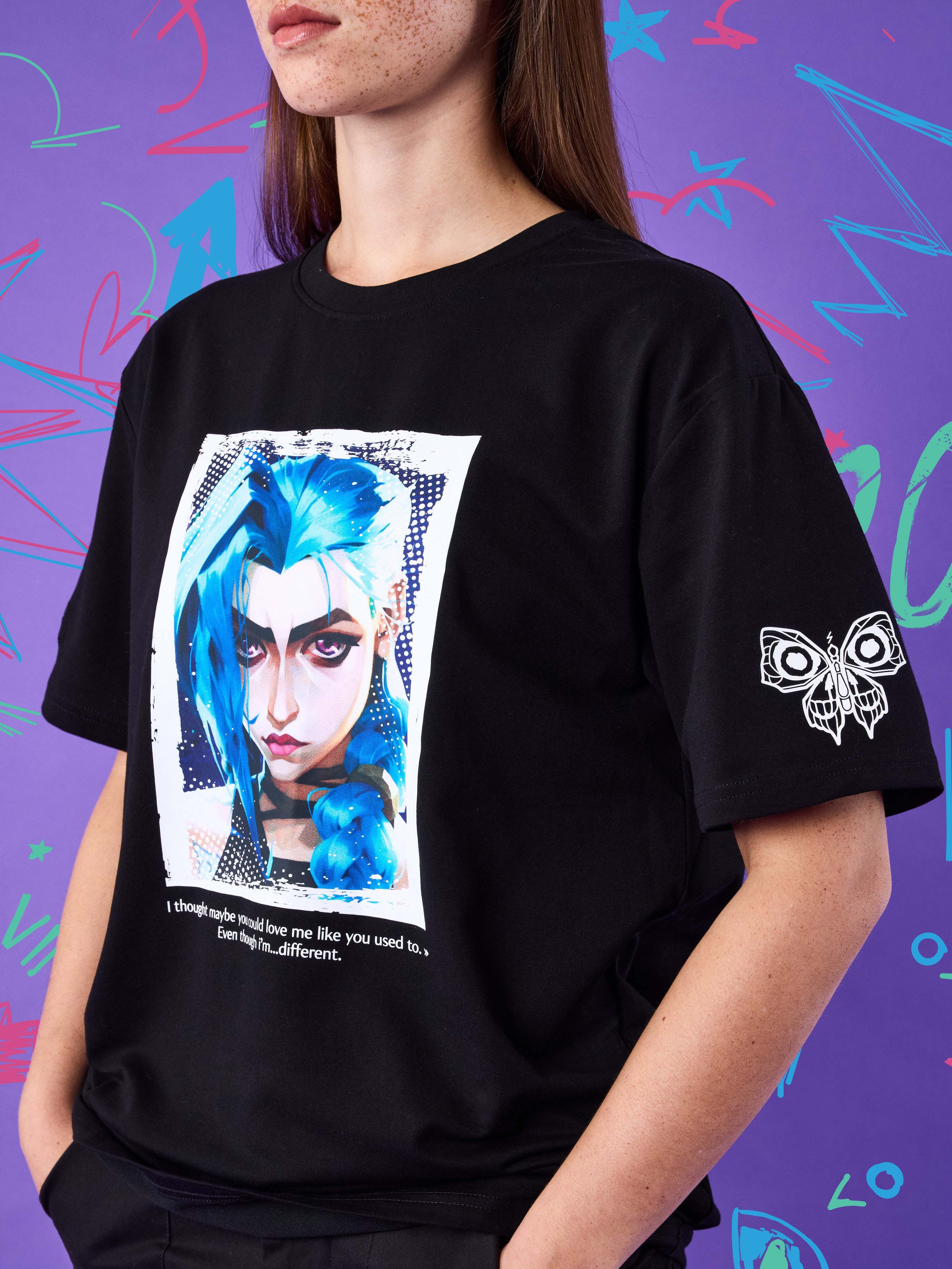 T-shirt Arcane Mugshot - Jinx - Image 5