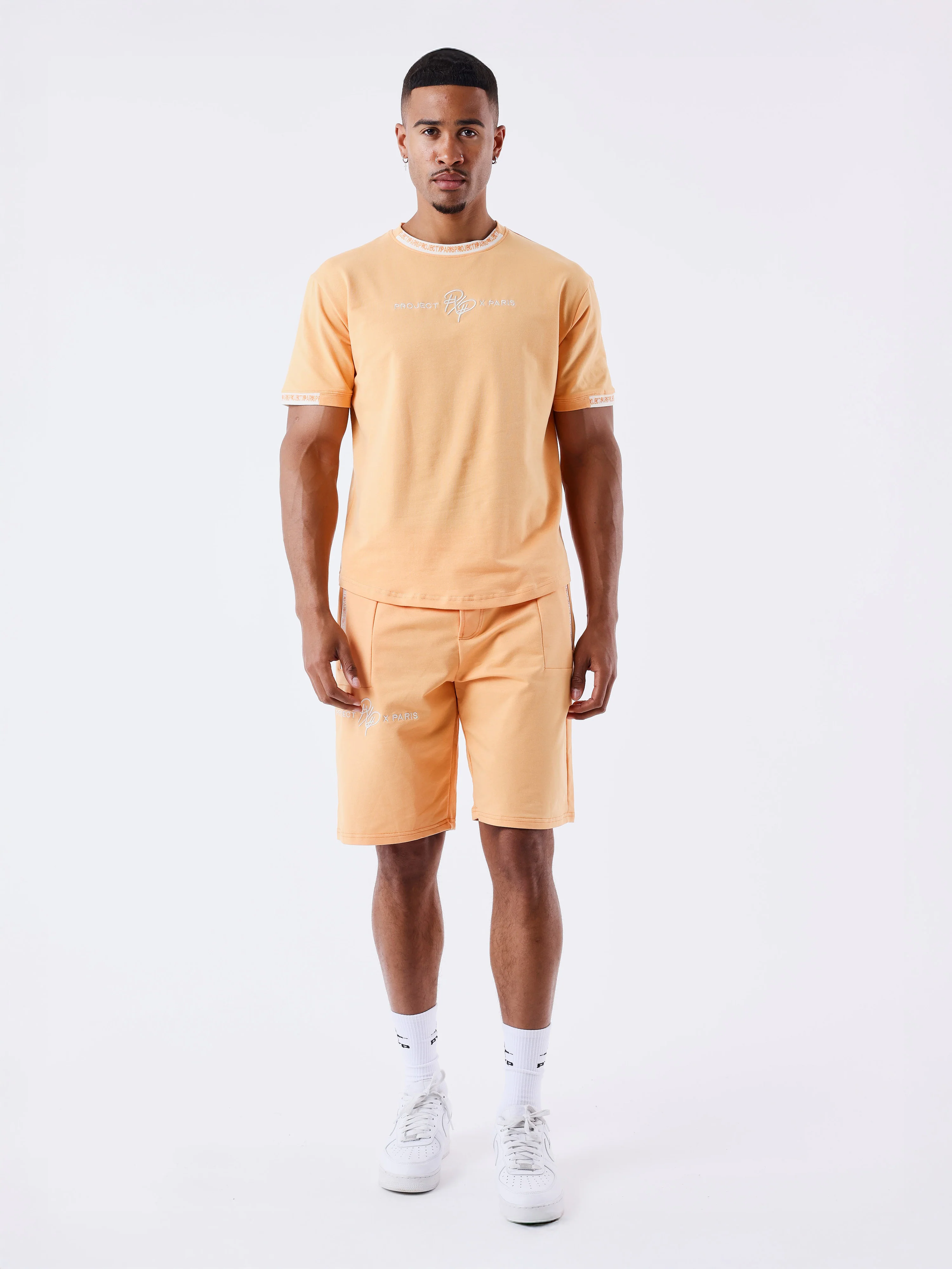 T-shirt uni avec bande logo - Image 5