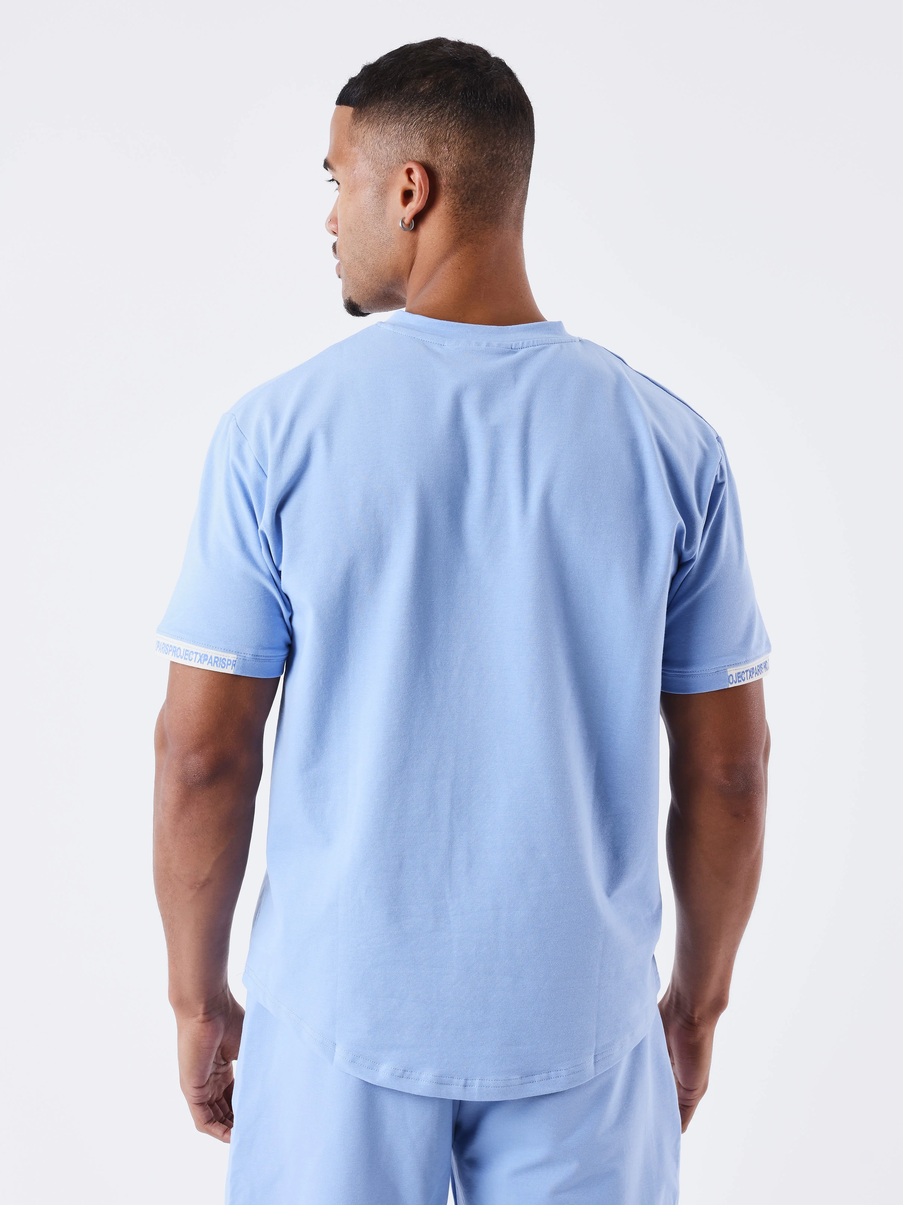 T-shirt uni avec bande logo - Image 2