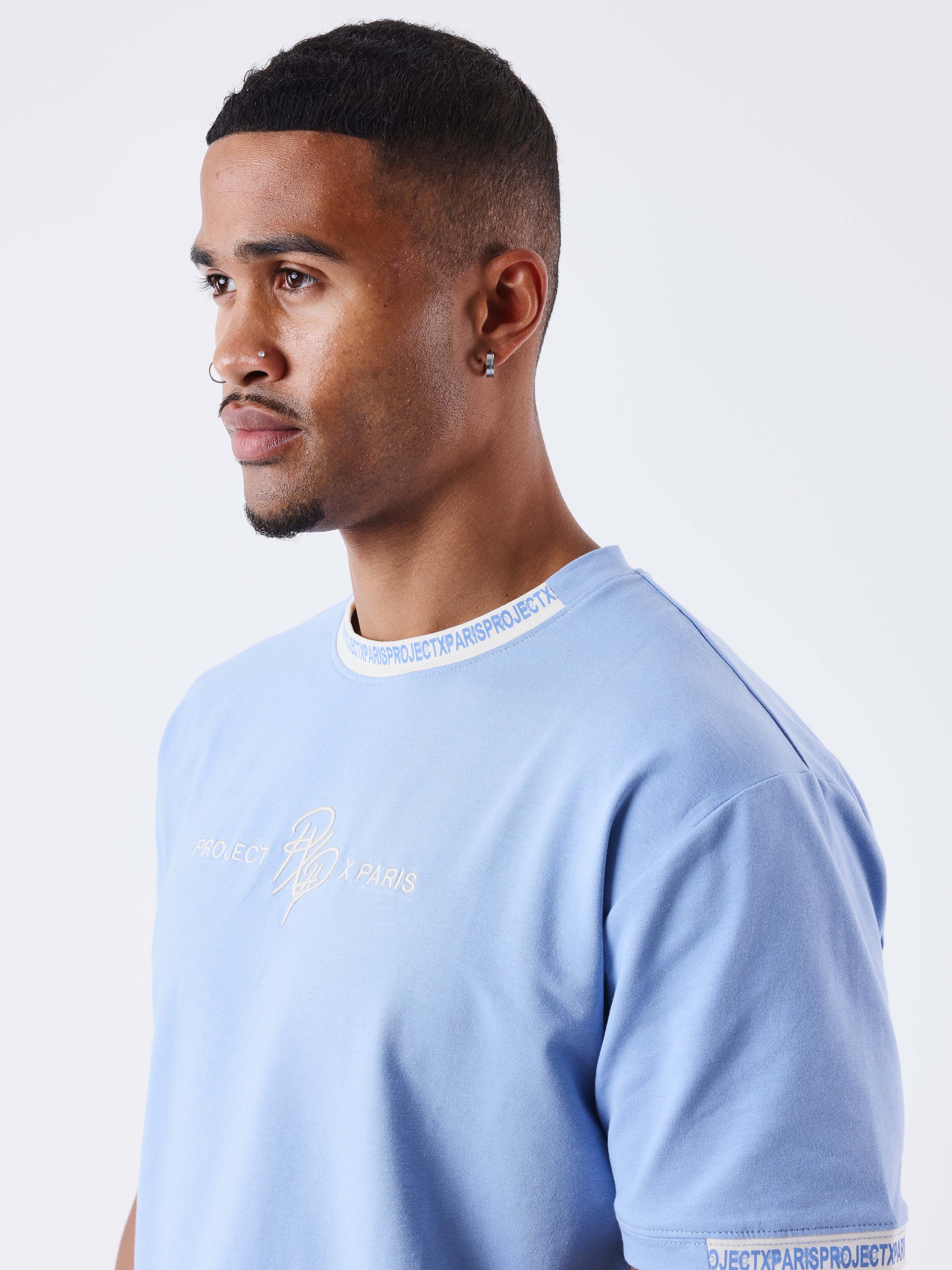 T-shirt uni avec bande logo - Image 3