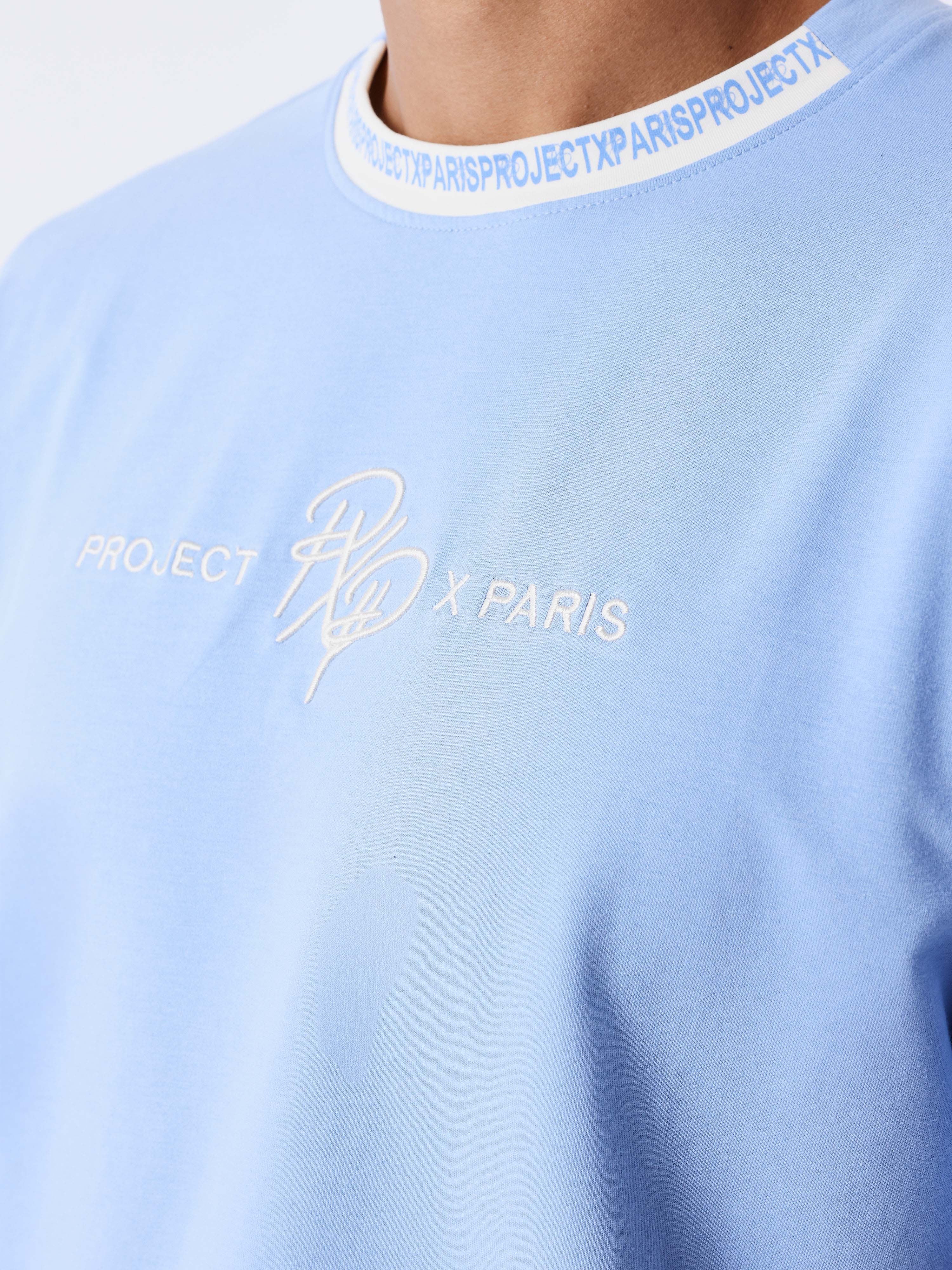 T-shirt uni avec bande logo - Image 4