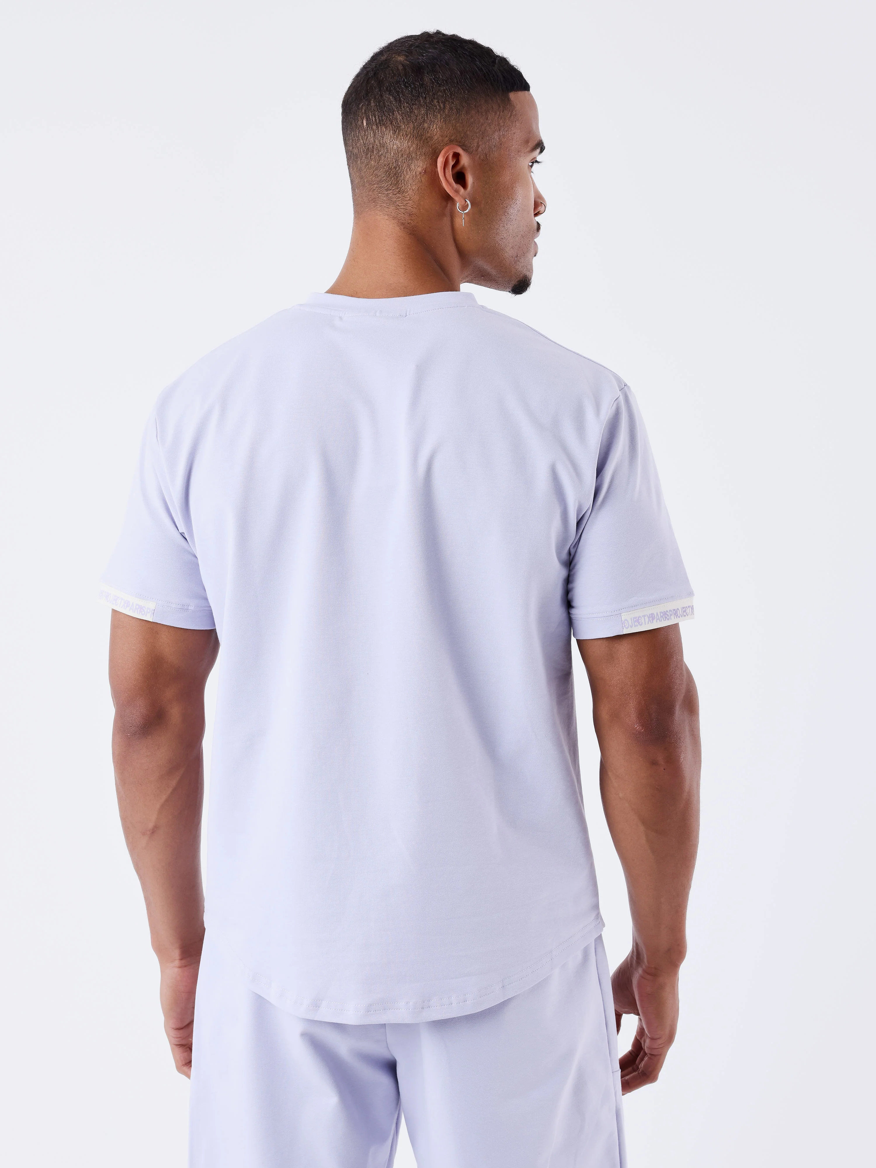 T-shirt uni avec bande logo - Image 2