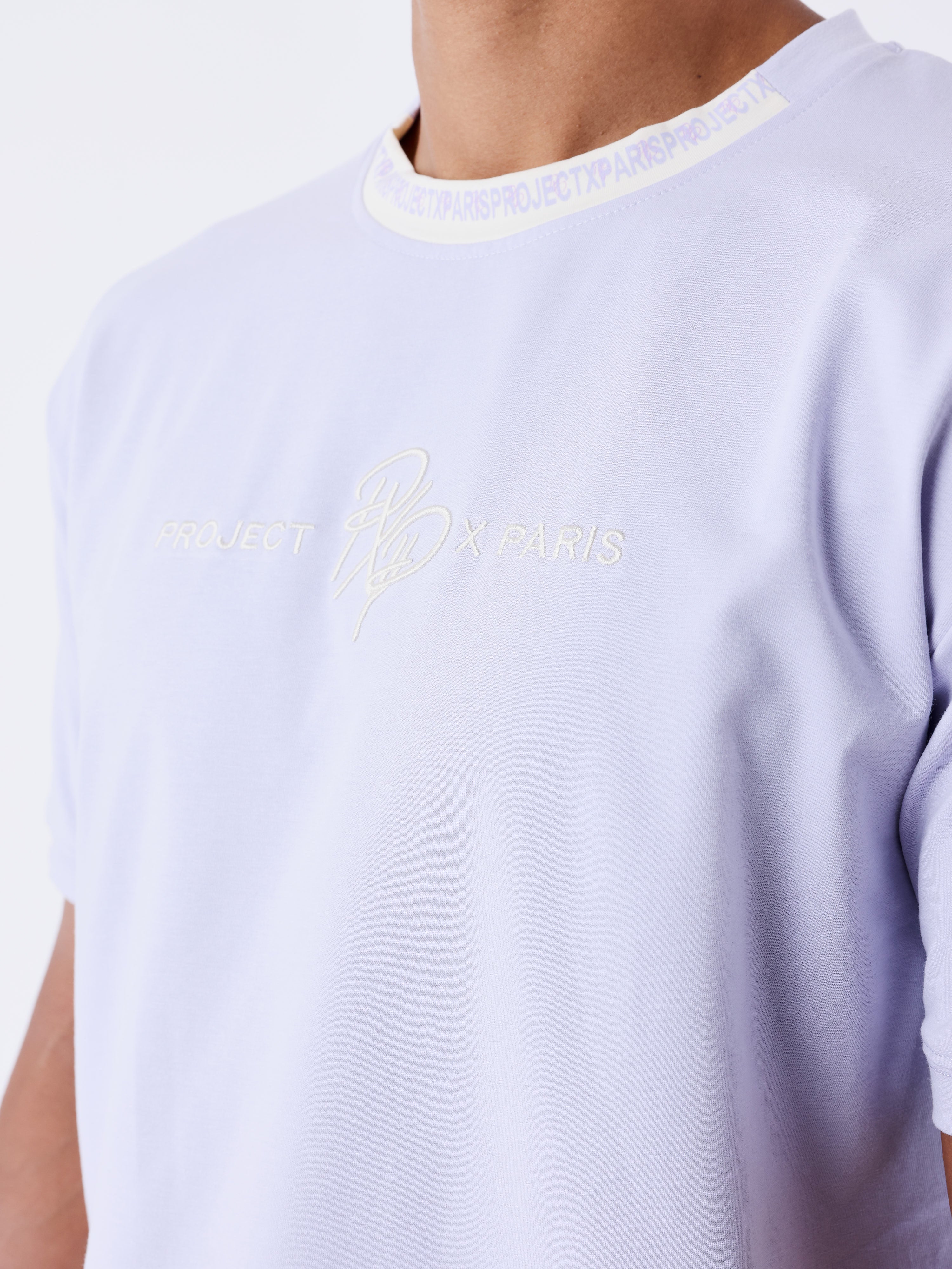 T-shirt uni avec bande logo - Image 4