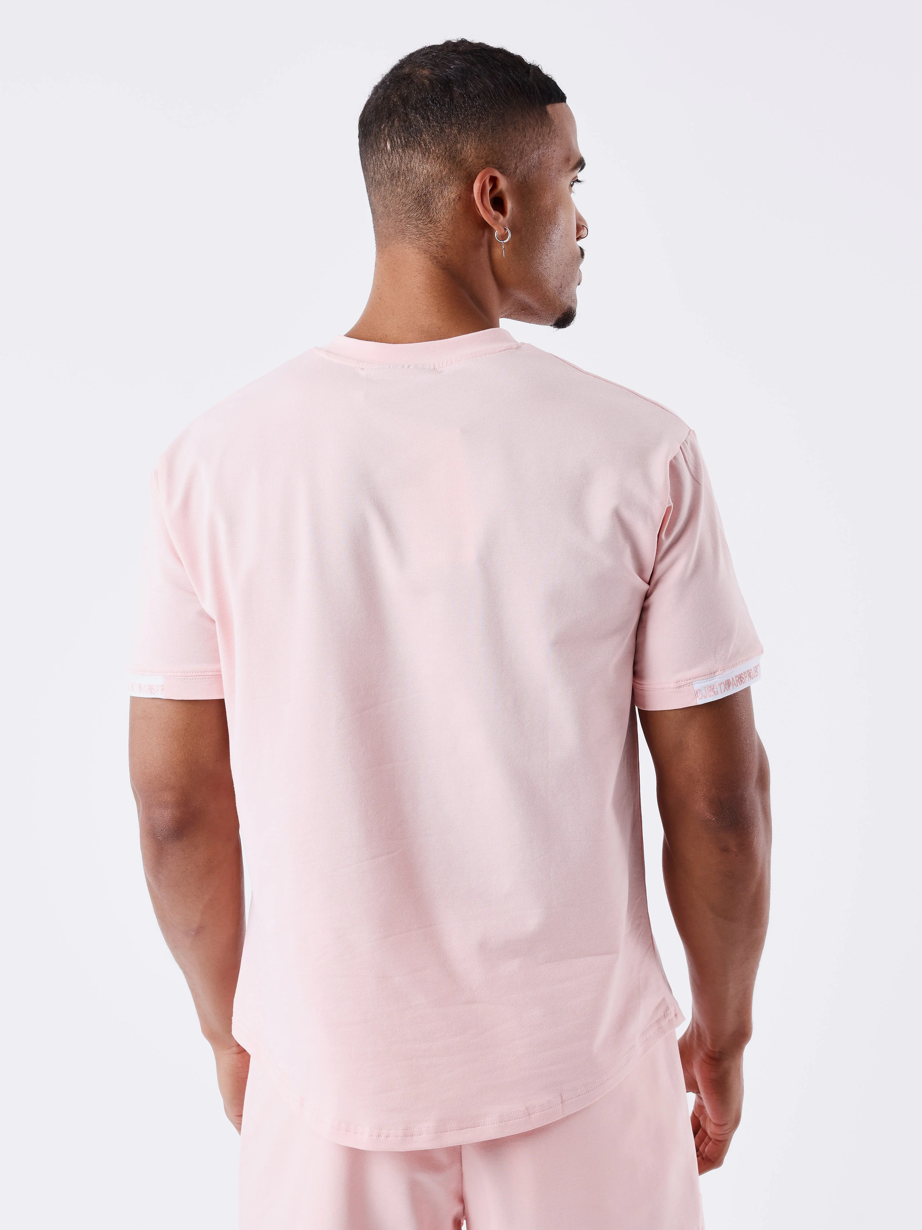 T-shirt uni avec bande logo - Image 2