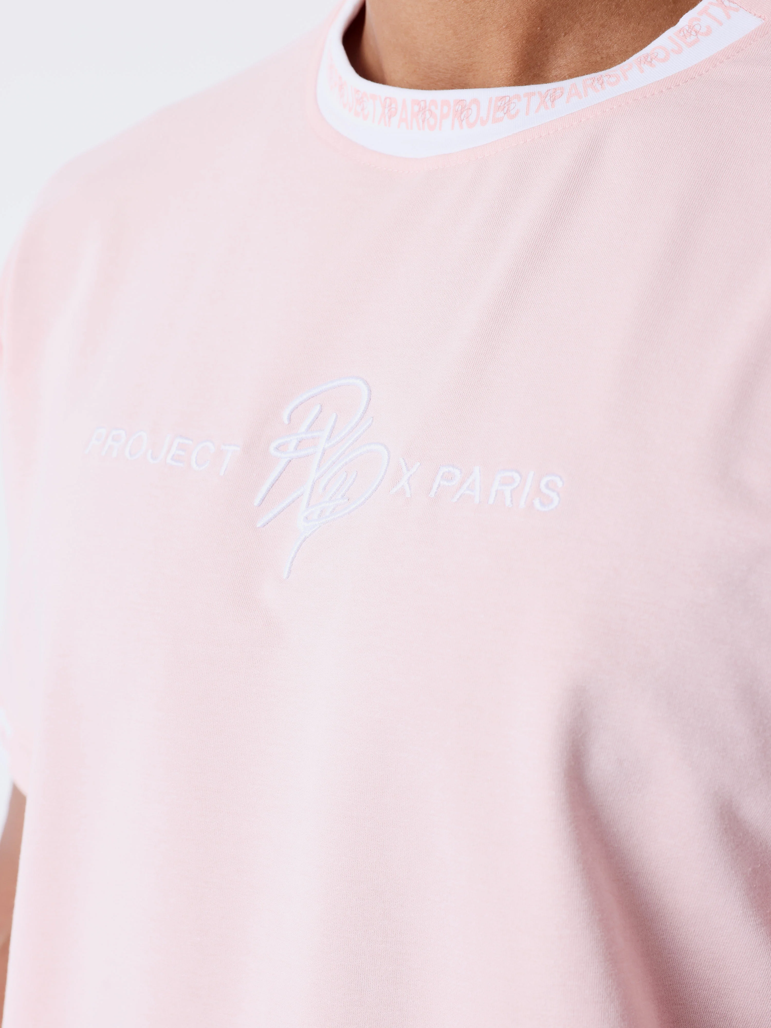 T-shirt uni avec bande logo - Image 4