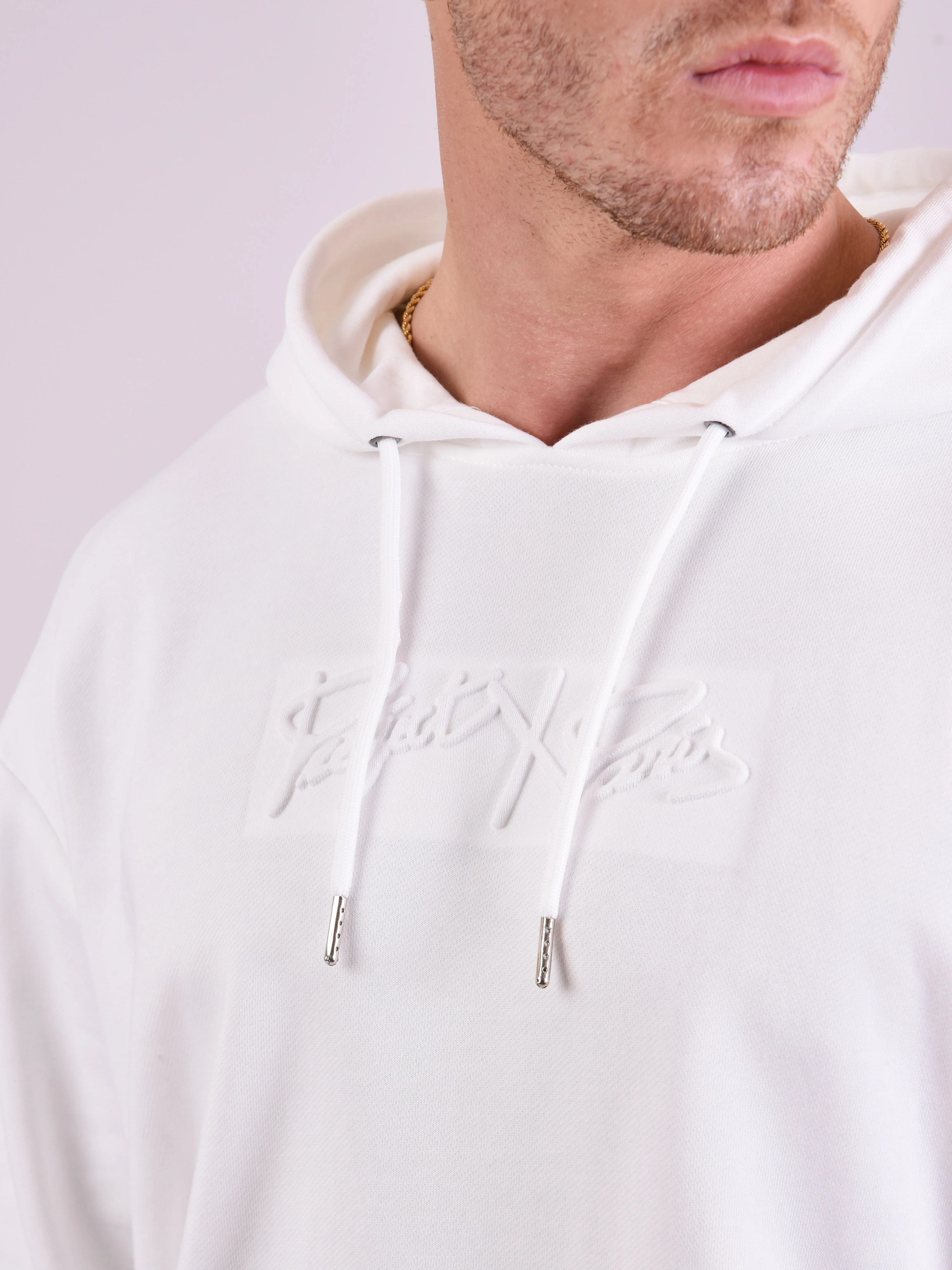 Sweat Ă capuche logo embossage relief - Image 6