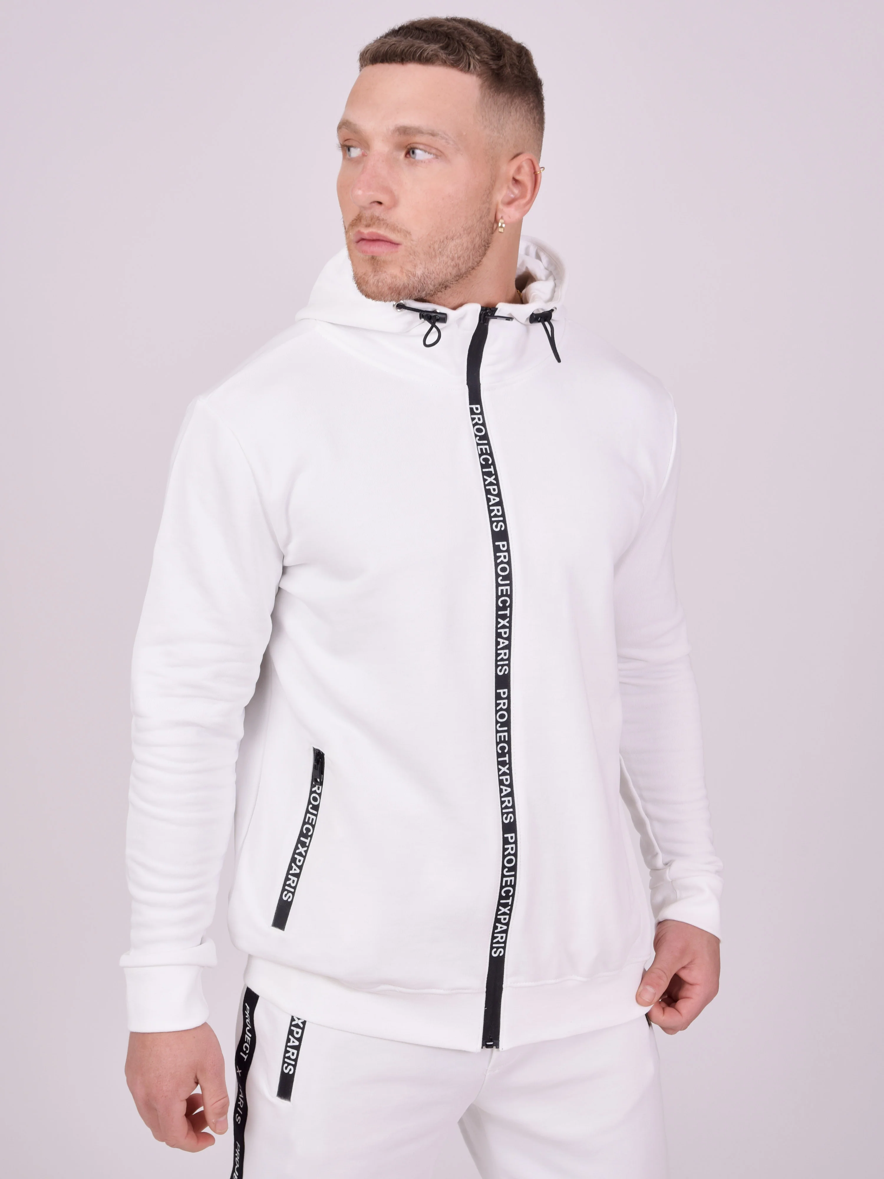 Veste à capuche basic zip logo - Image 2
