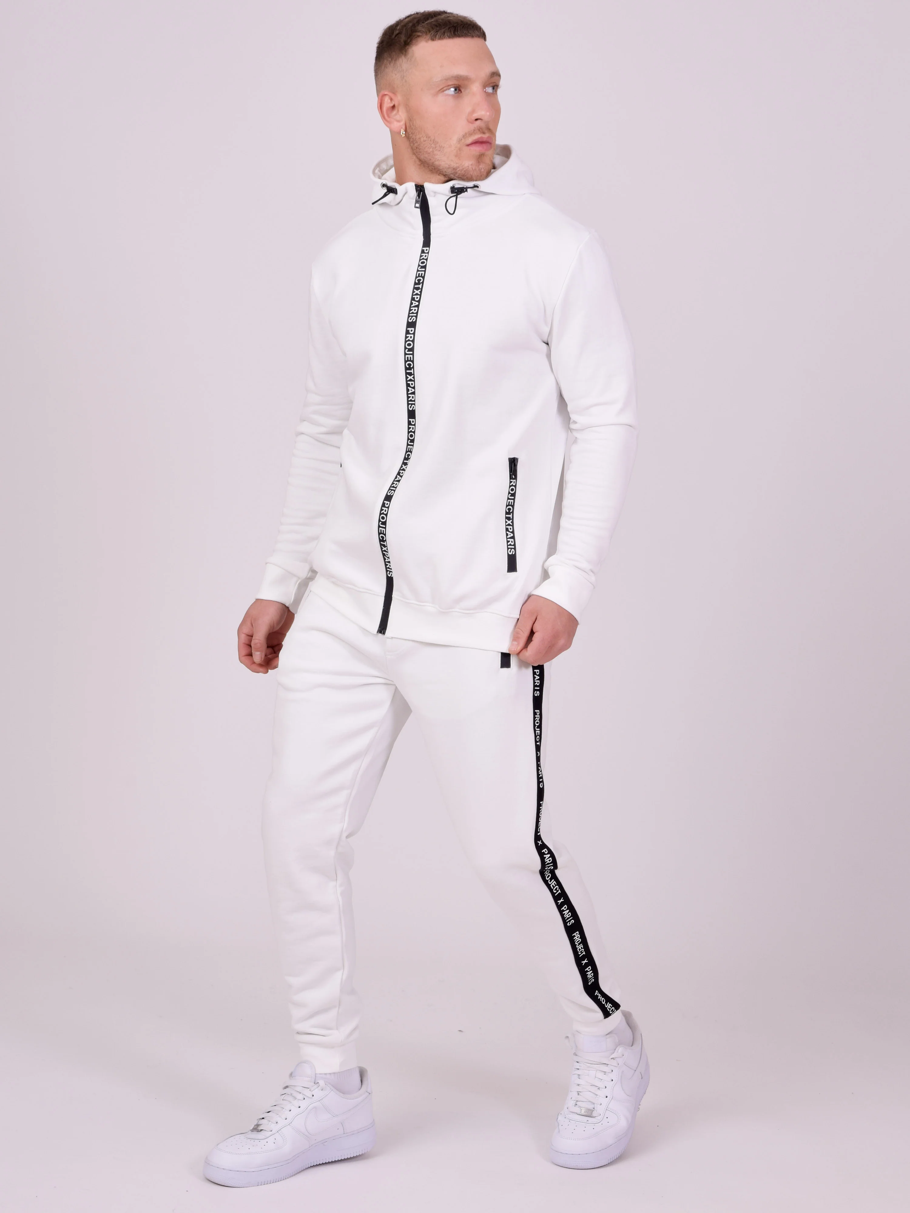 Veste à capuche basic zip logo - Image 3