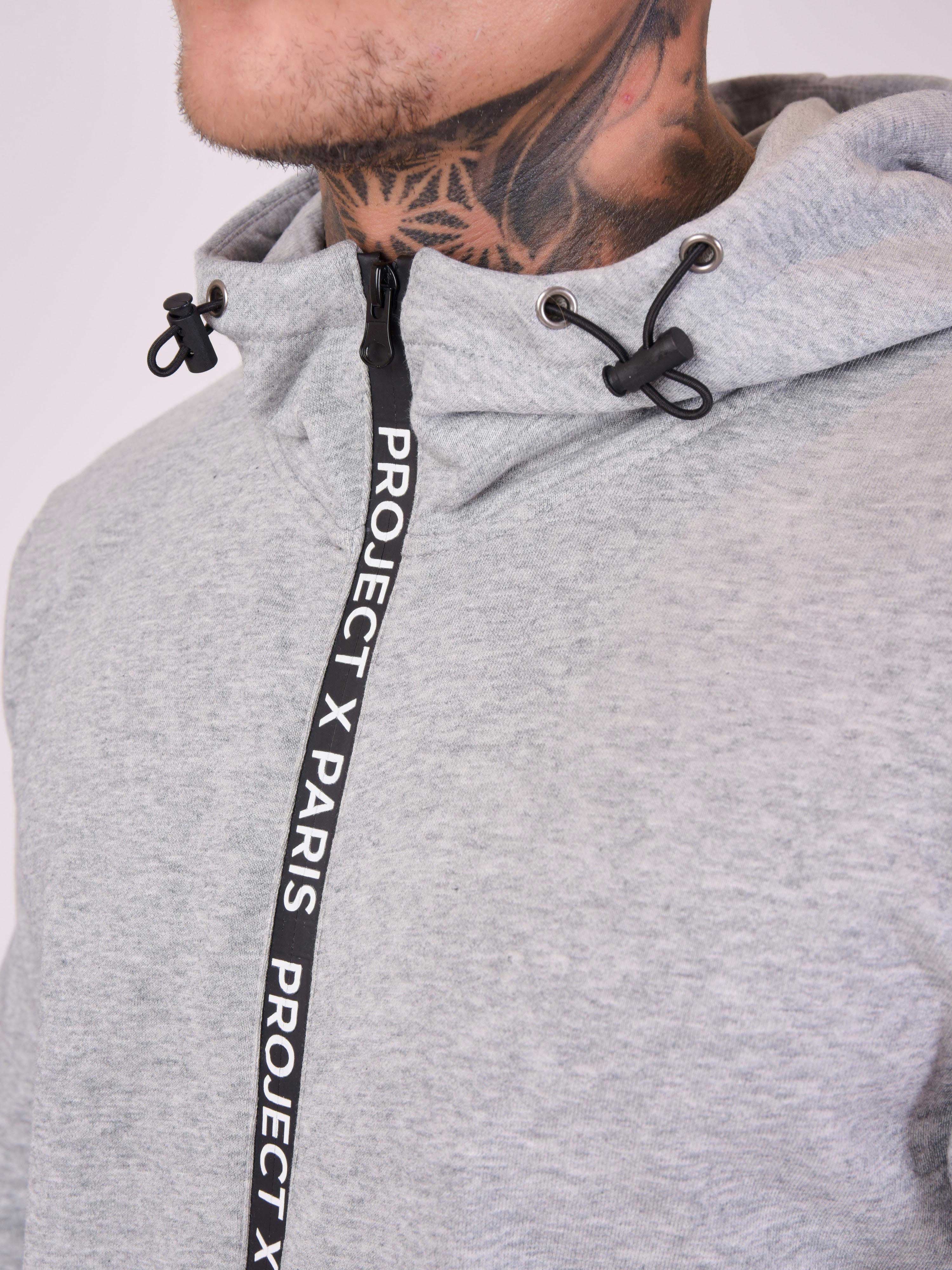 Veste à capuche basic zip logo - Image 6