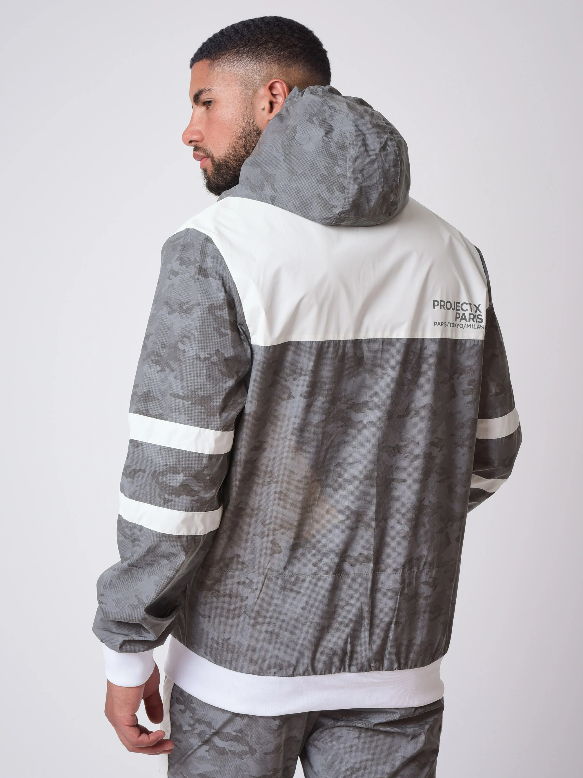 Veste à capuche bi-matière réfléchissante avec motif camouflage "CAMO REFLECT" - Image 6