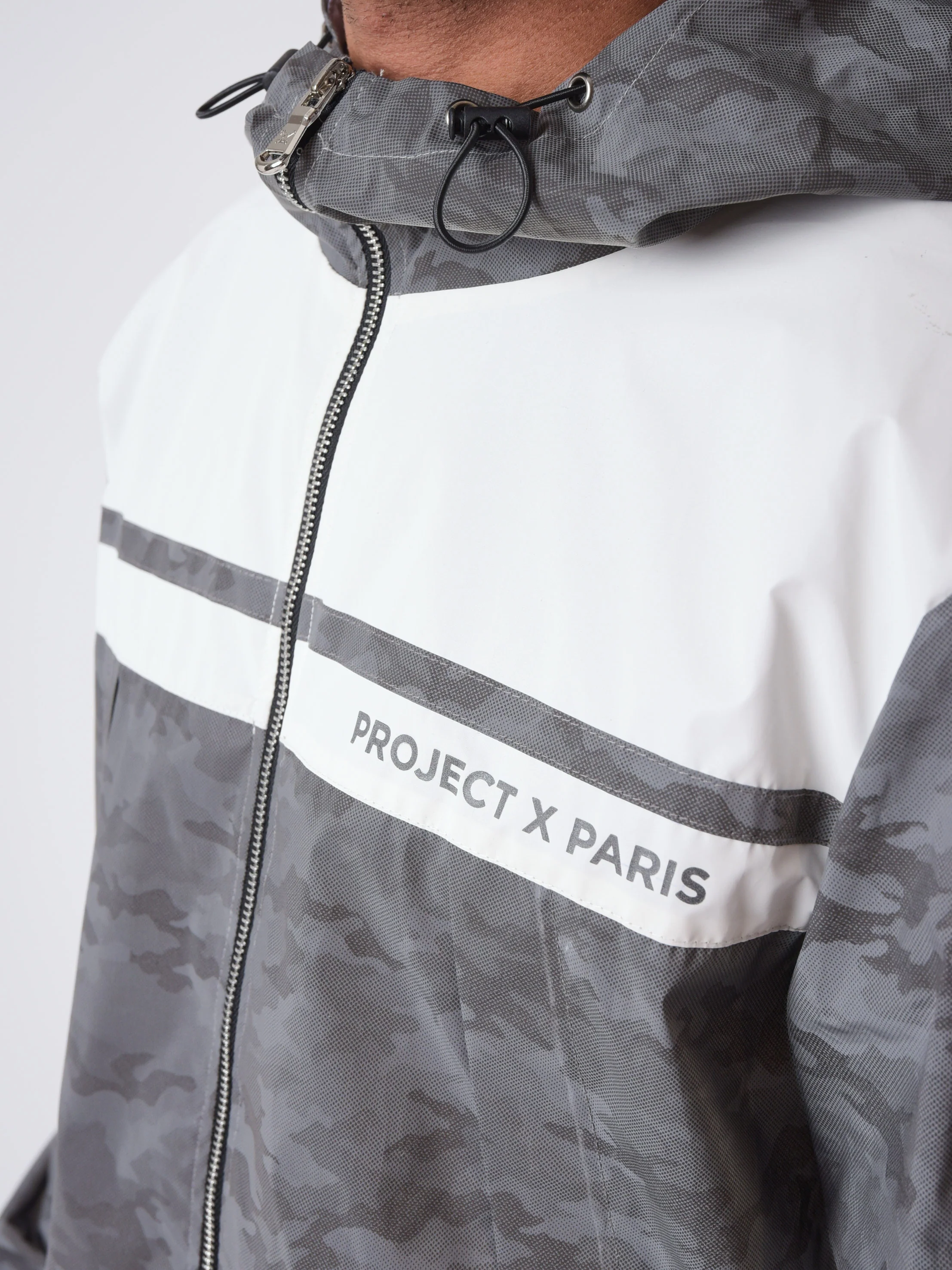 Veste à capuche bi-matière réfléchissante avec motif camouflage "CAMO REFLECT" - Image 7