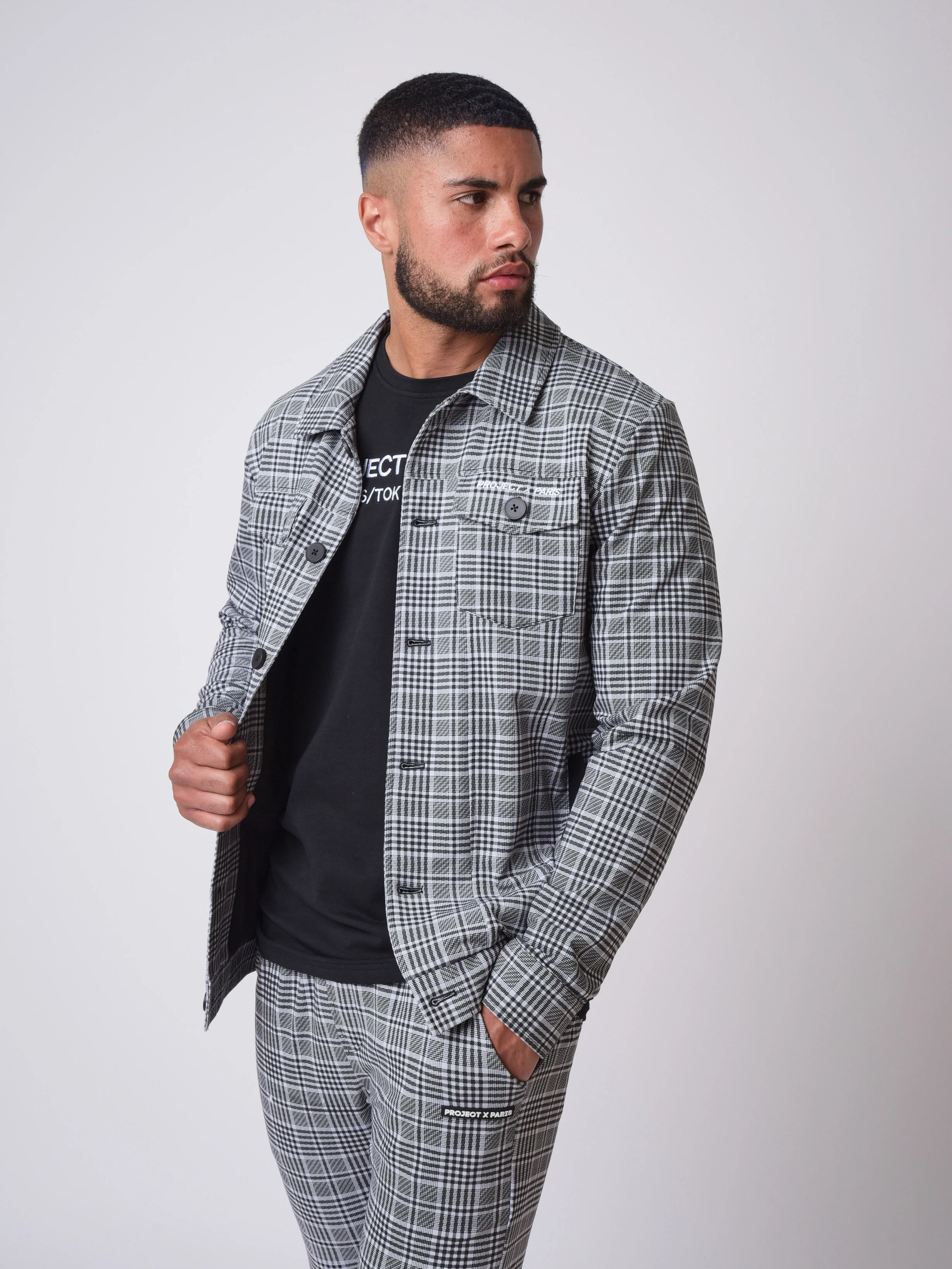 Veste à motif carreaux - Image 3