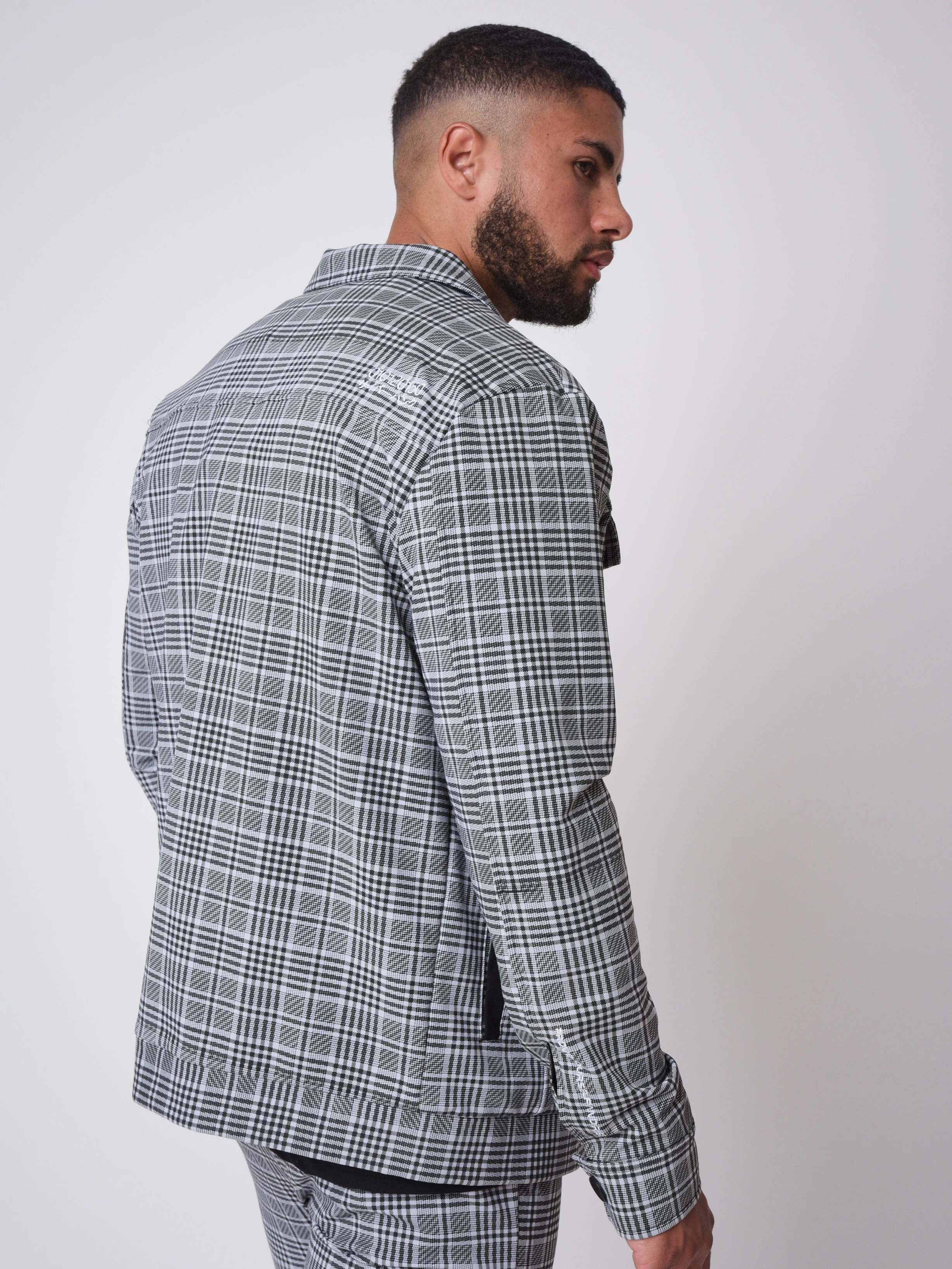 Veste à motif carreaux - Image 5