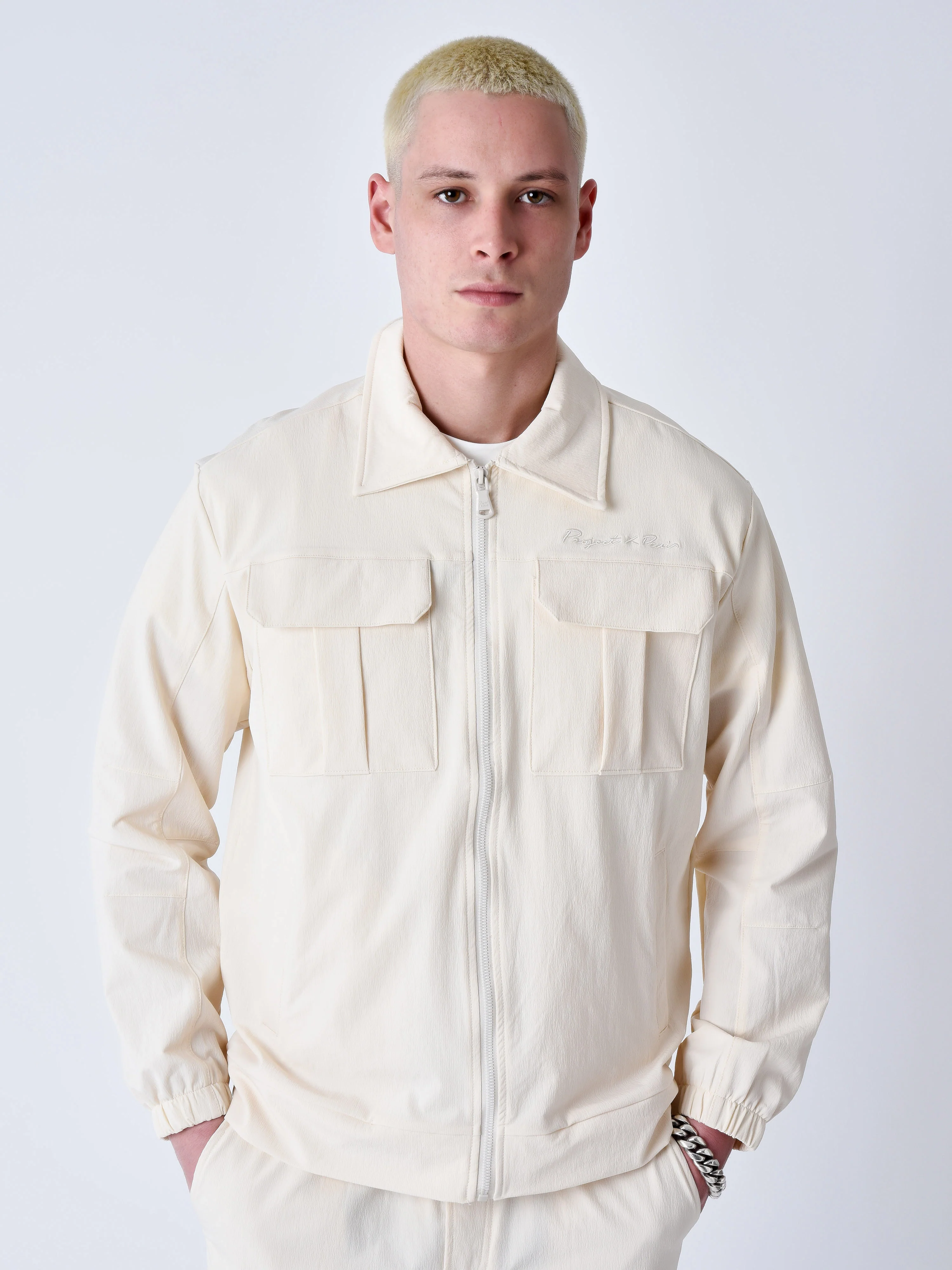 Veste col cheminée workwear