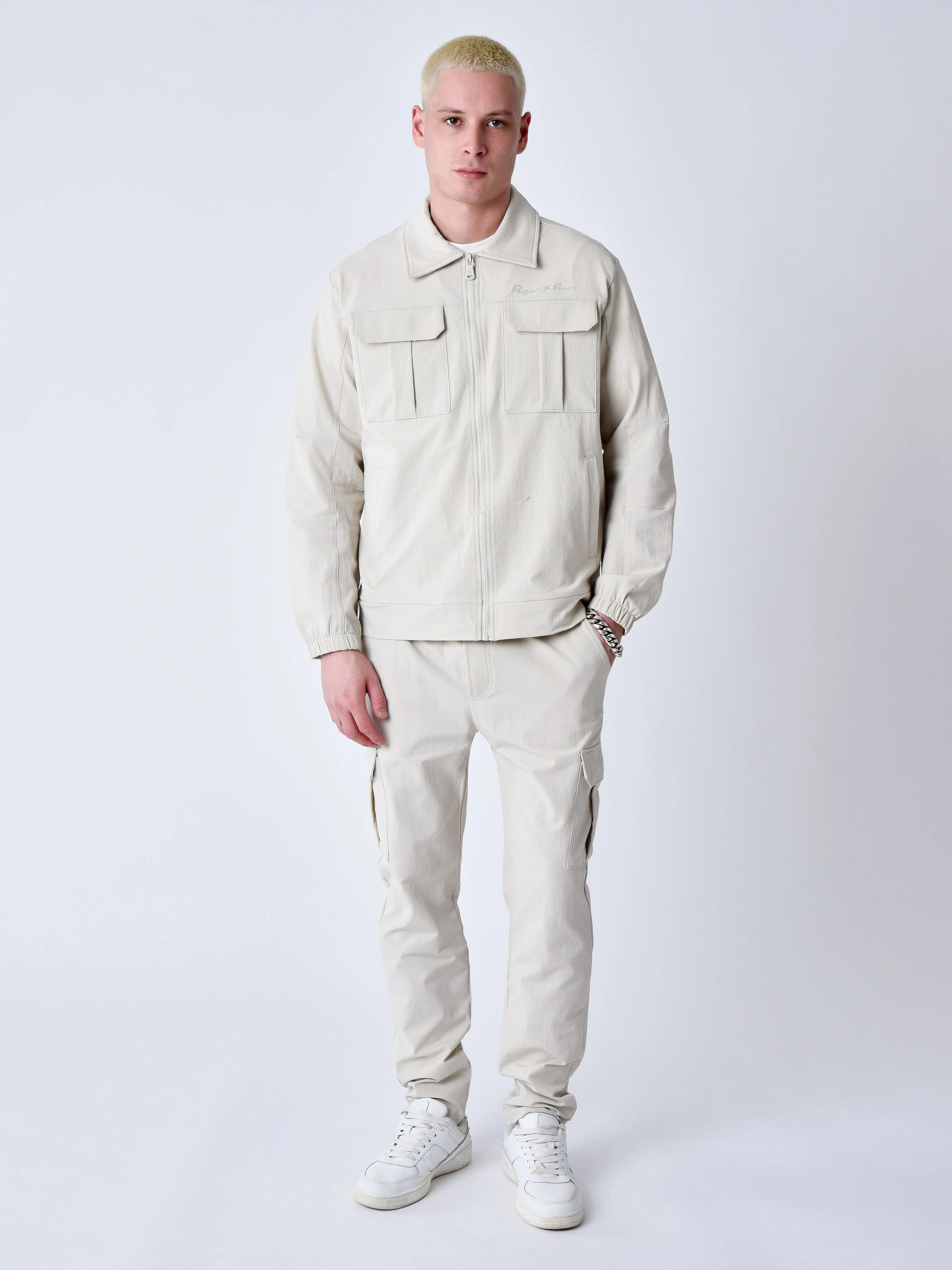 Veste col cheminée workwear - Image 3