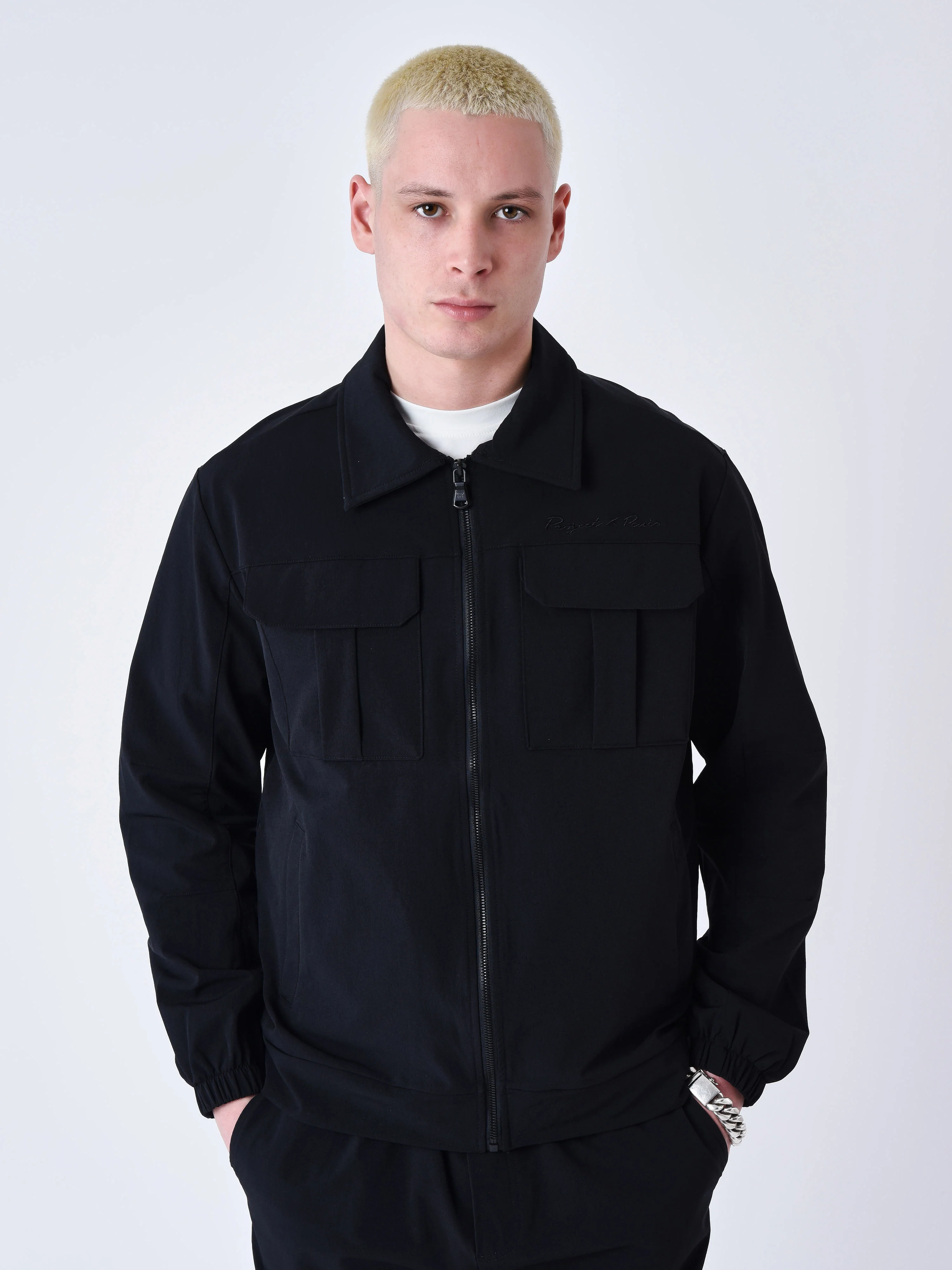 Veste col cheminée workwear