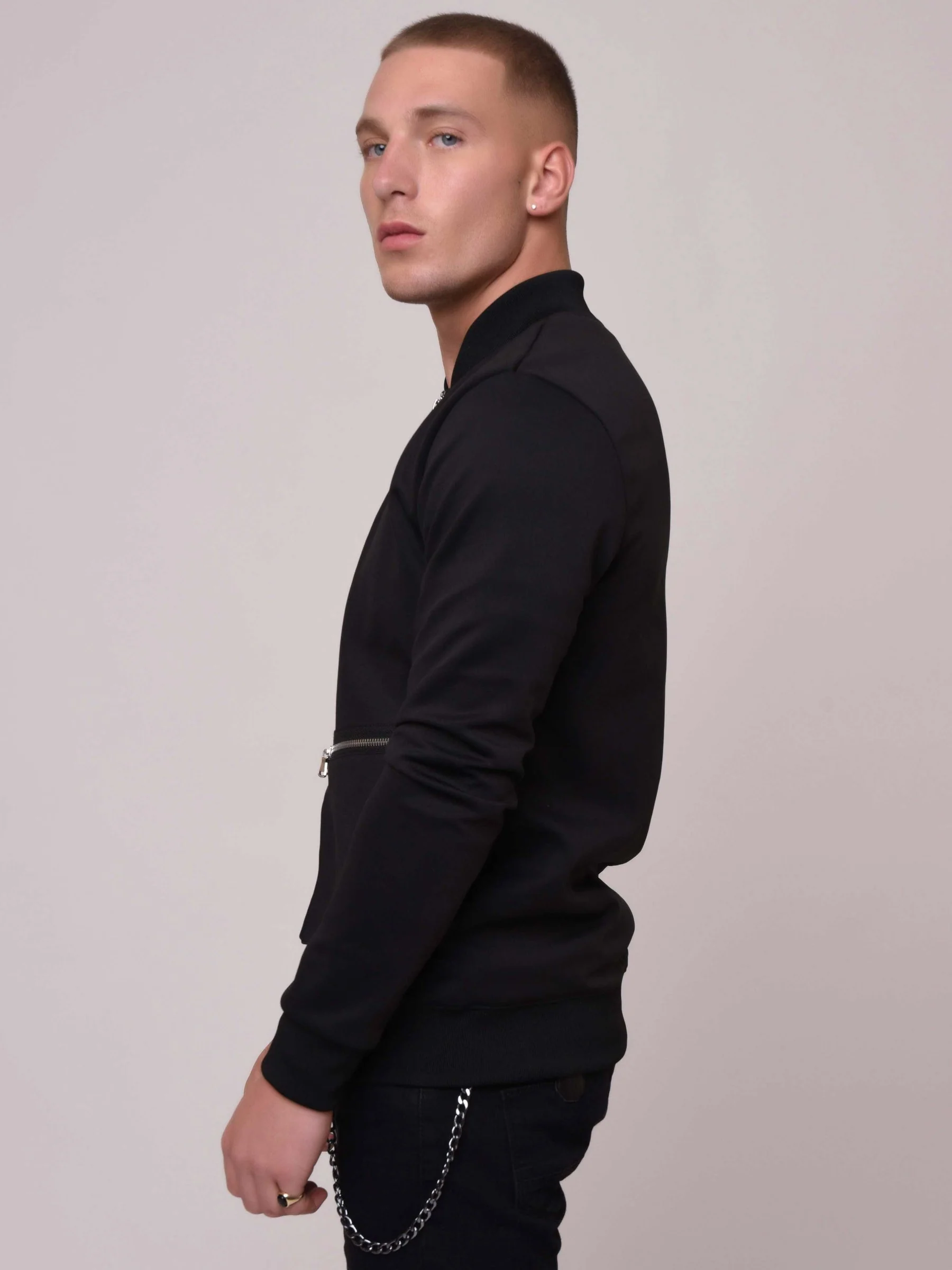 Veste col teddy avec maxi poche zippée - Image 3
