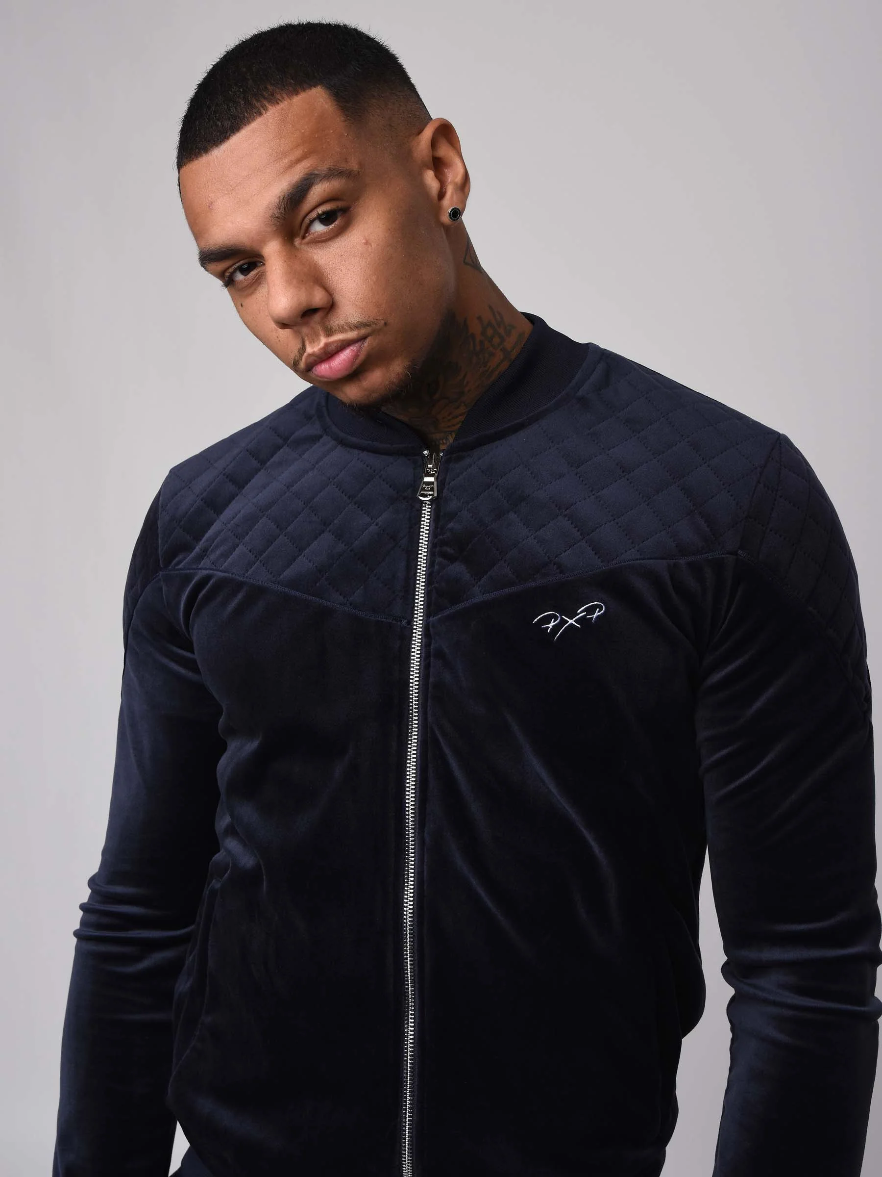 Veste col teddy en velvet - Image 3