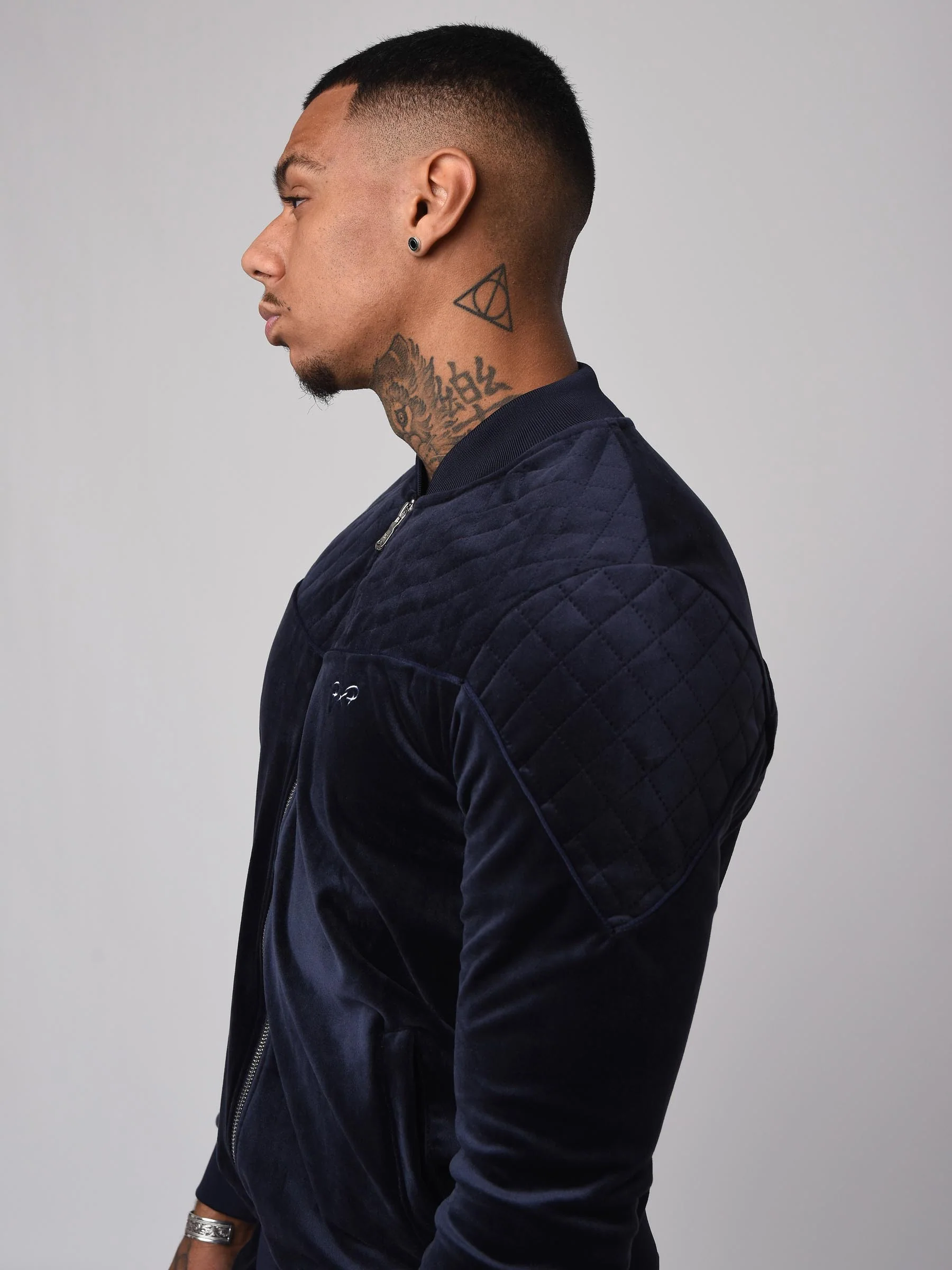 Veste col teddy en velvet - Image 4