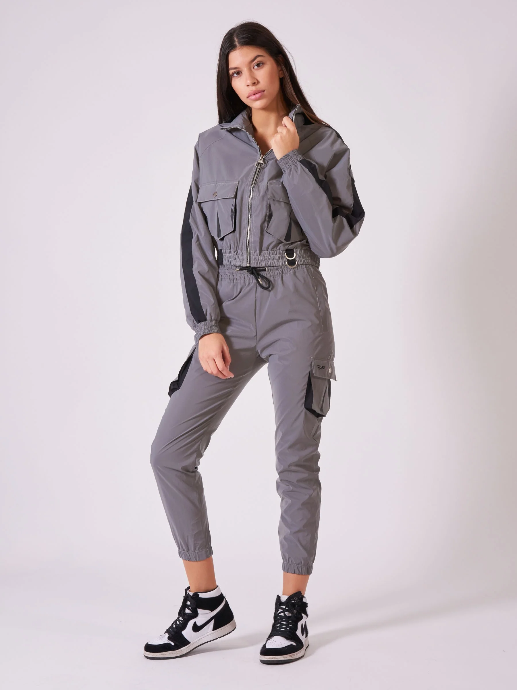 Veste courte poches oversize - Image 4