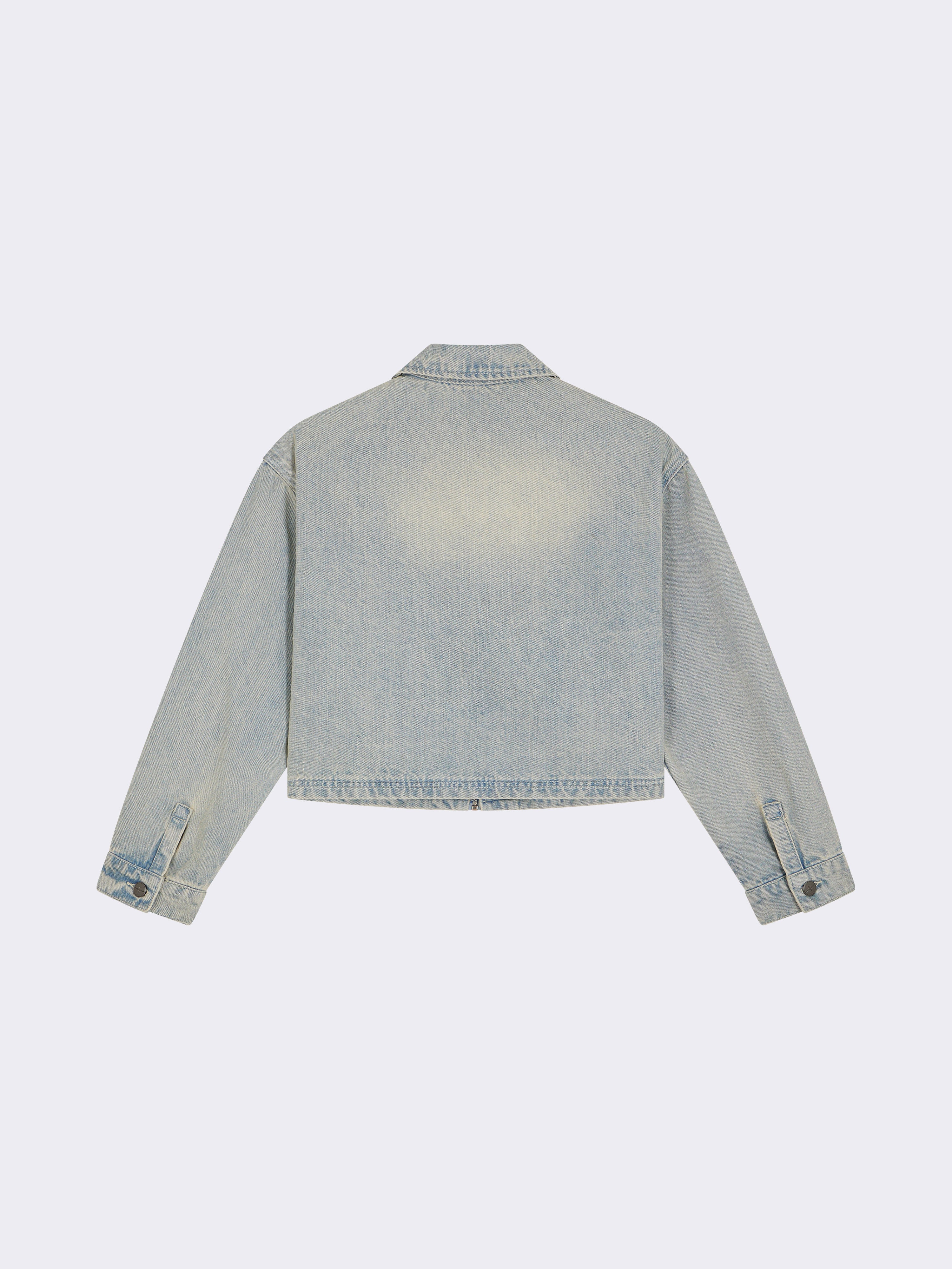 Veste crop en denim délavé - Image 7