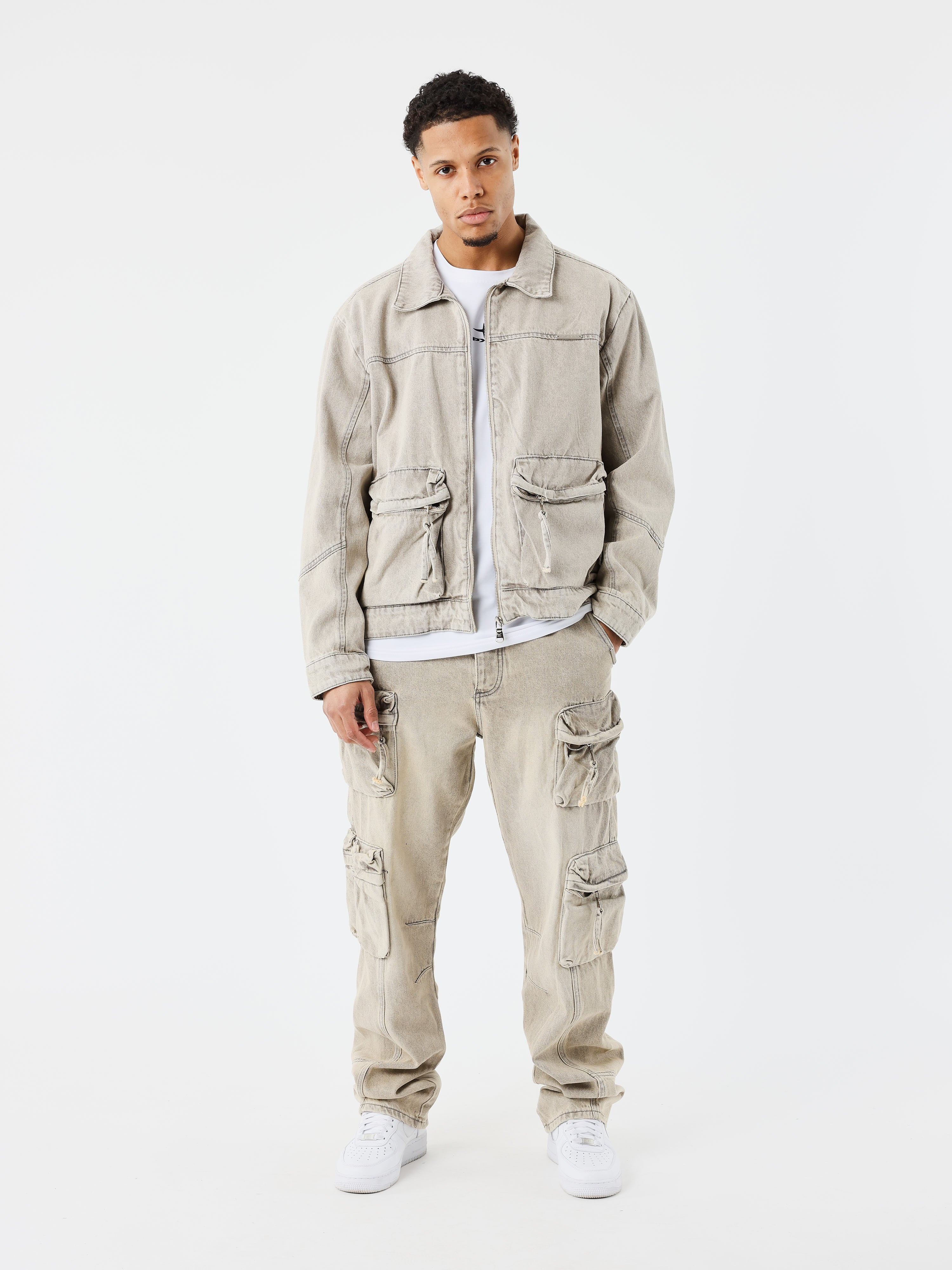 Veste en denim brute workwear - Image 5