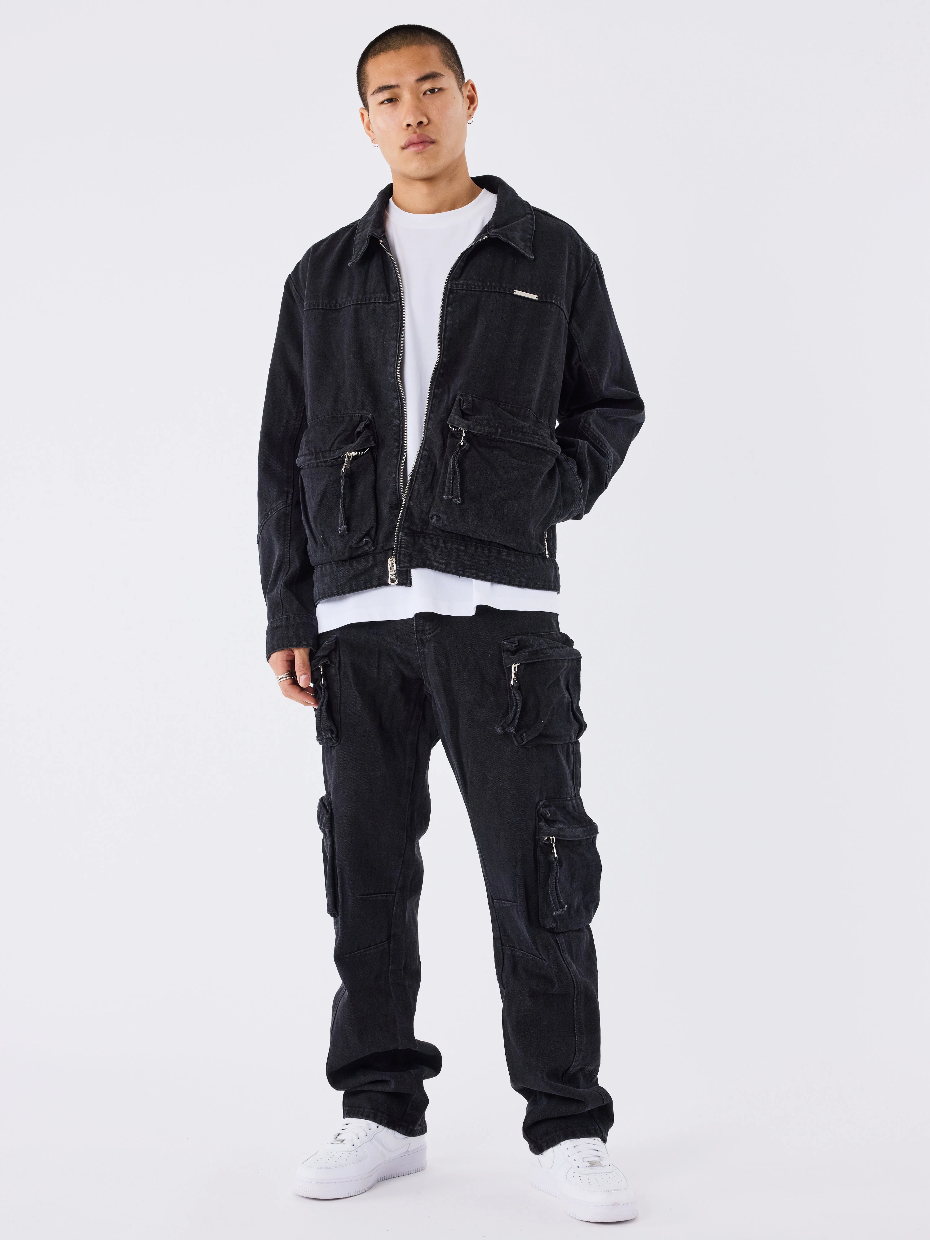 Veste en denim brute workwear - Image 3