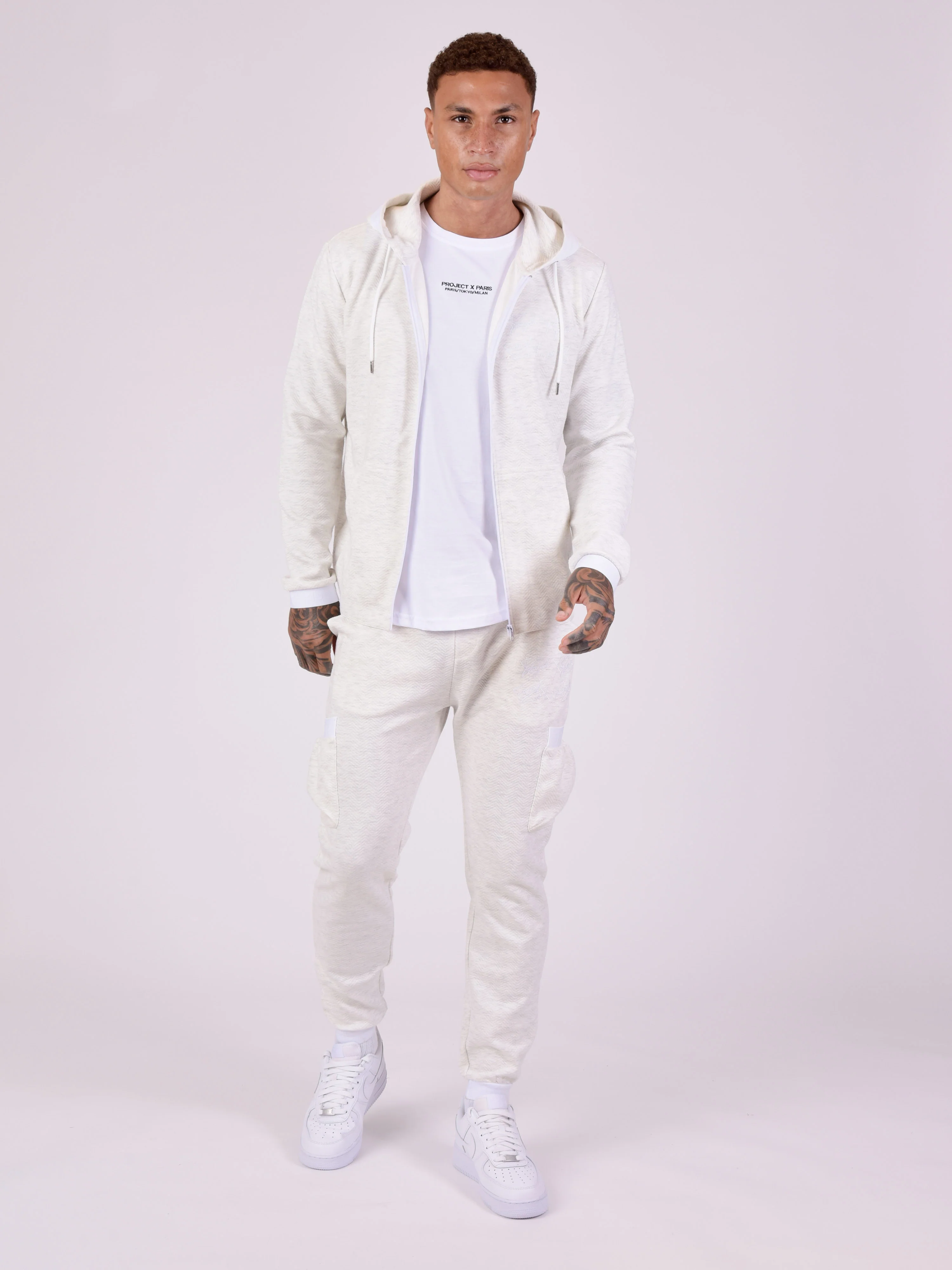 Veste en tissus texturé et details élastique sport - Image 2