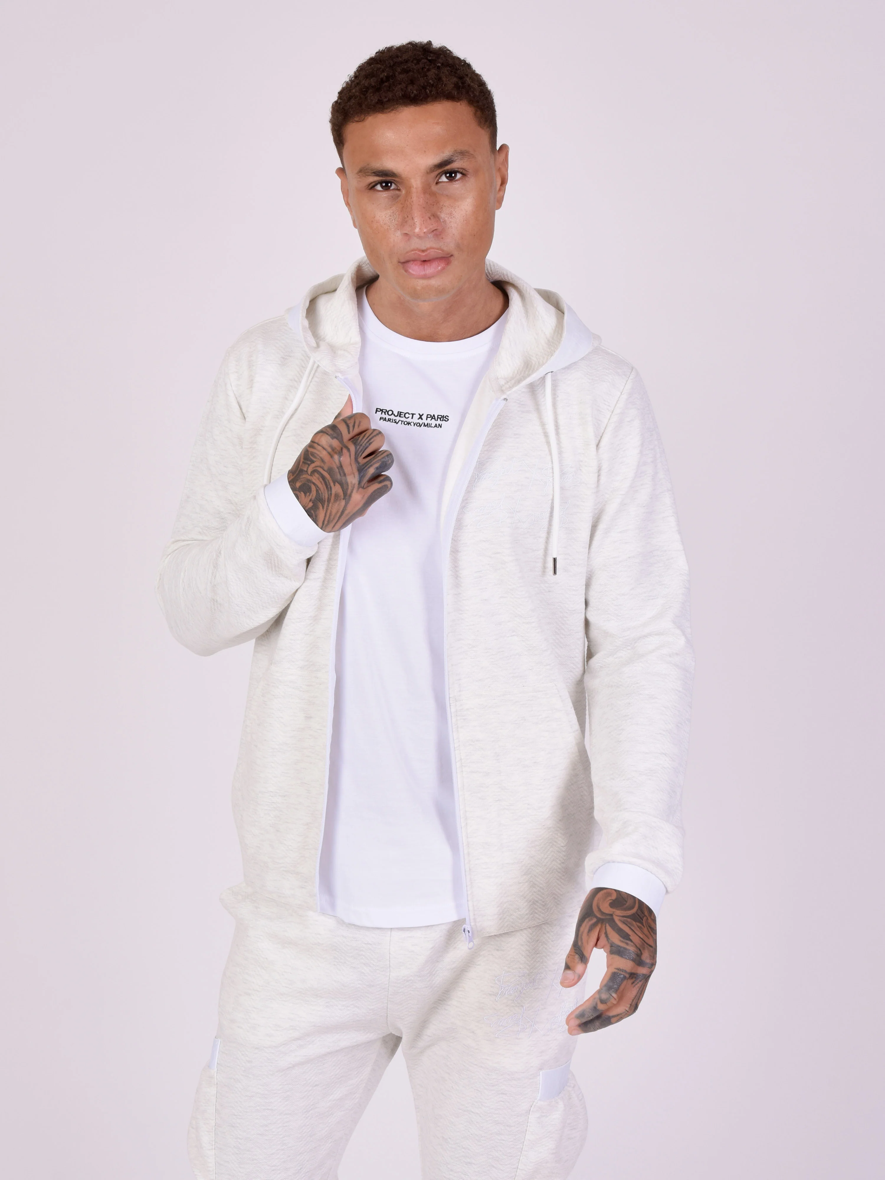 Veste en tissus texturé et details élastique sport - Image 3