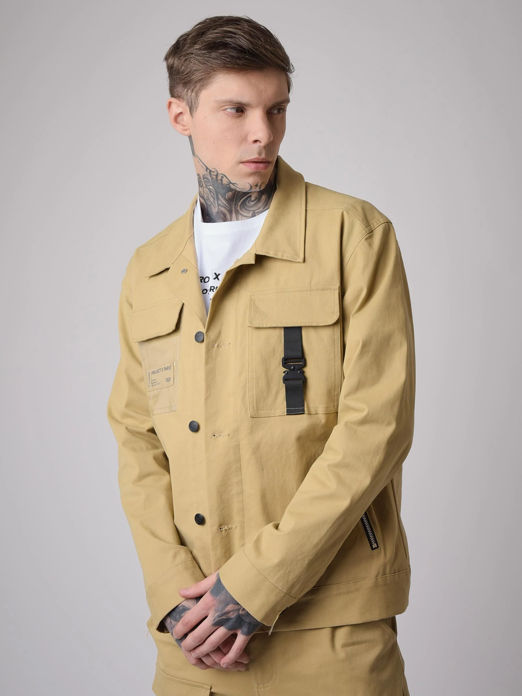 Veste poche transparente et clip - Image 3